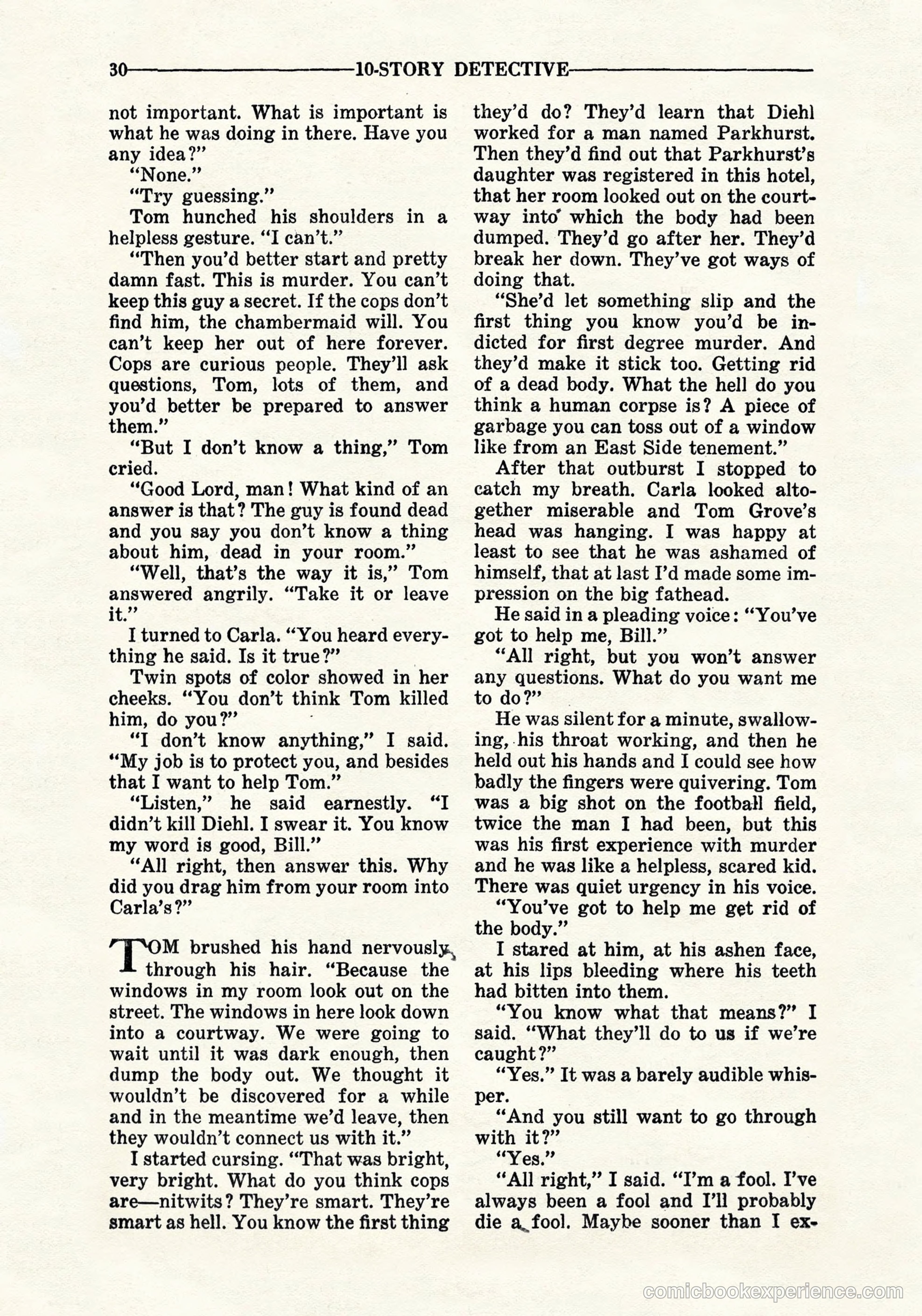 10-Story Detective, September 1941 — page 32 of 114