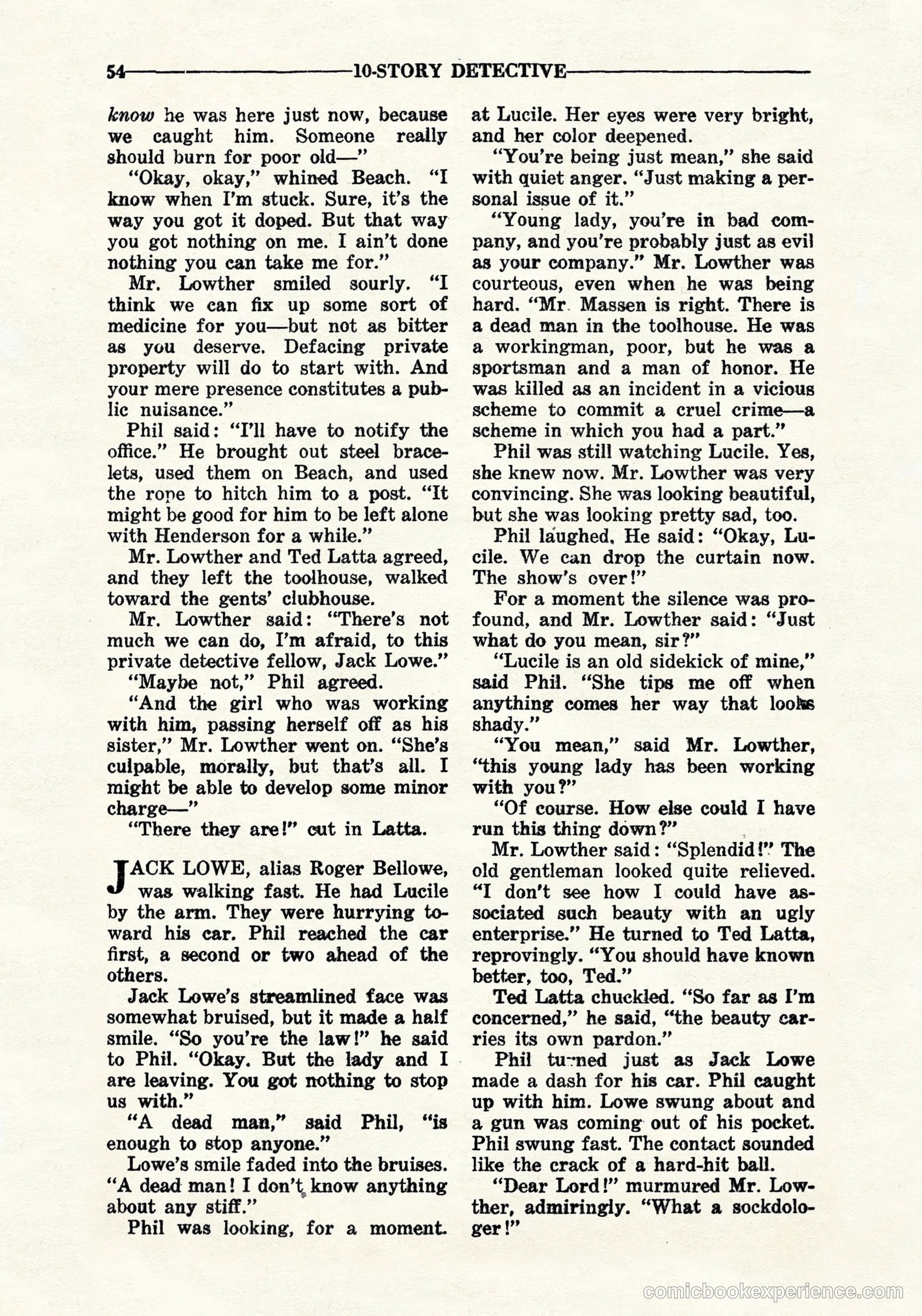 10-Story Detective, September 1941 — page 56 of 114