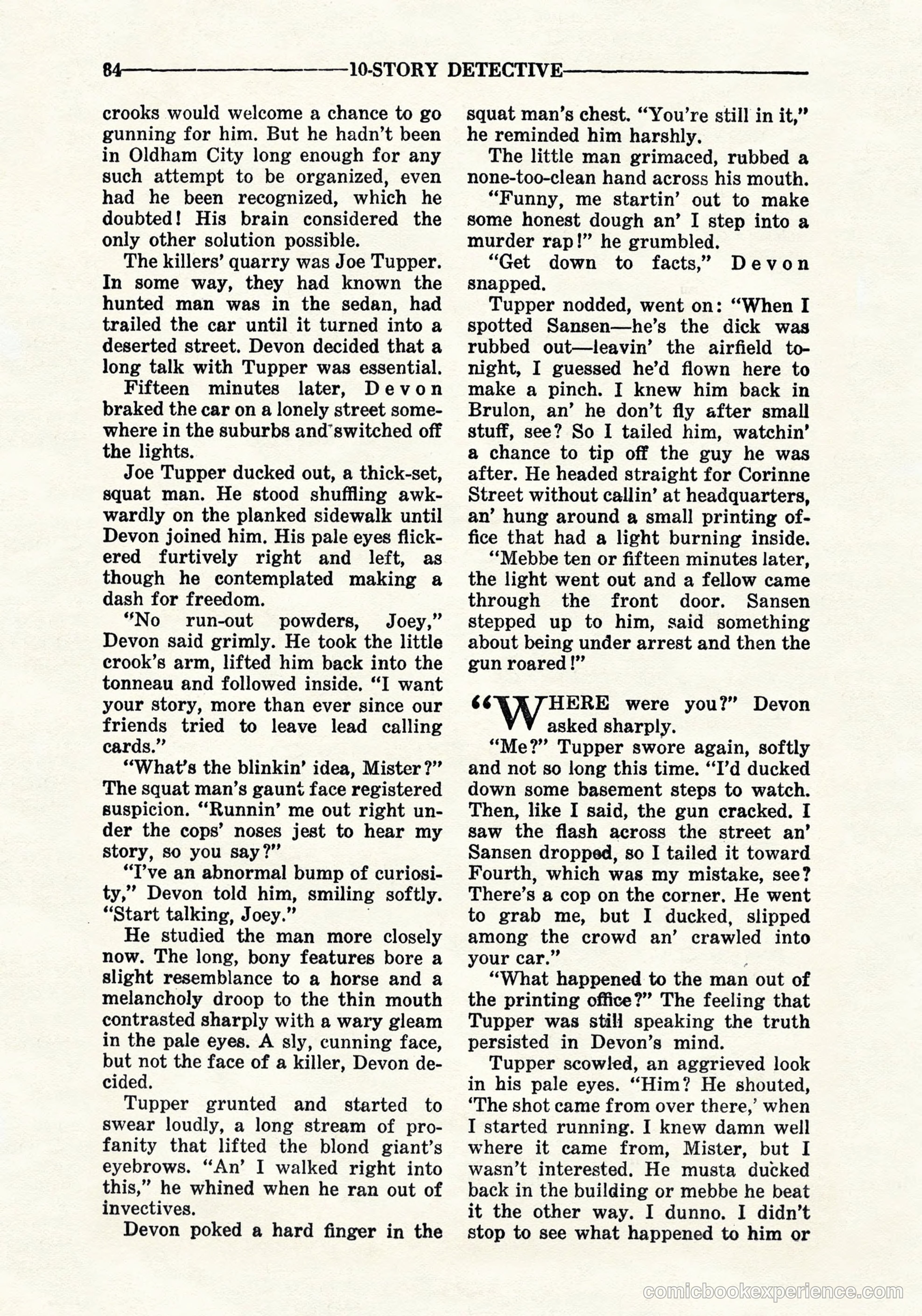 10-Story Detective, September 1941 — page 86 of 114