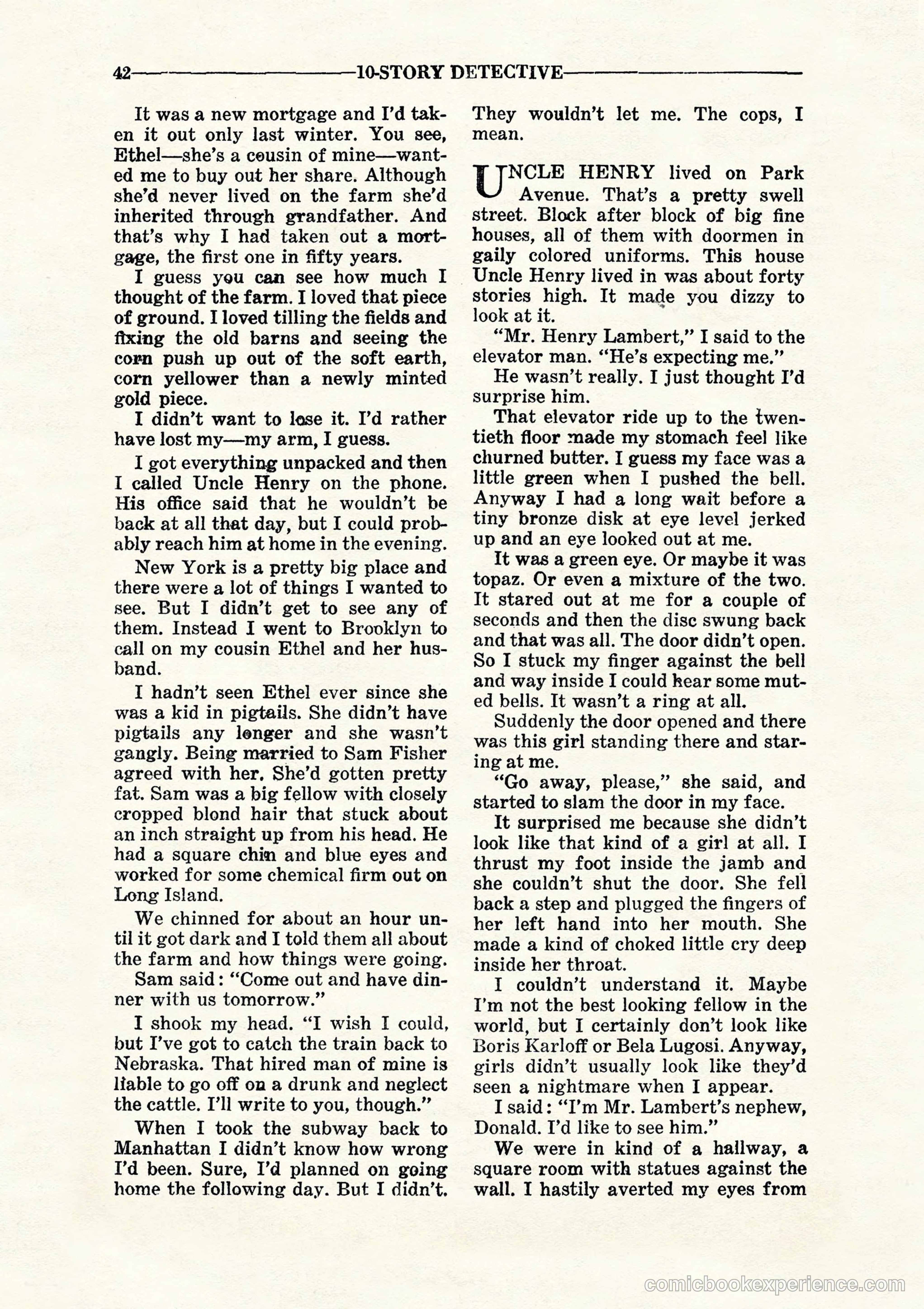 10-Story Detective, July 1942 — page 44 of 116