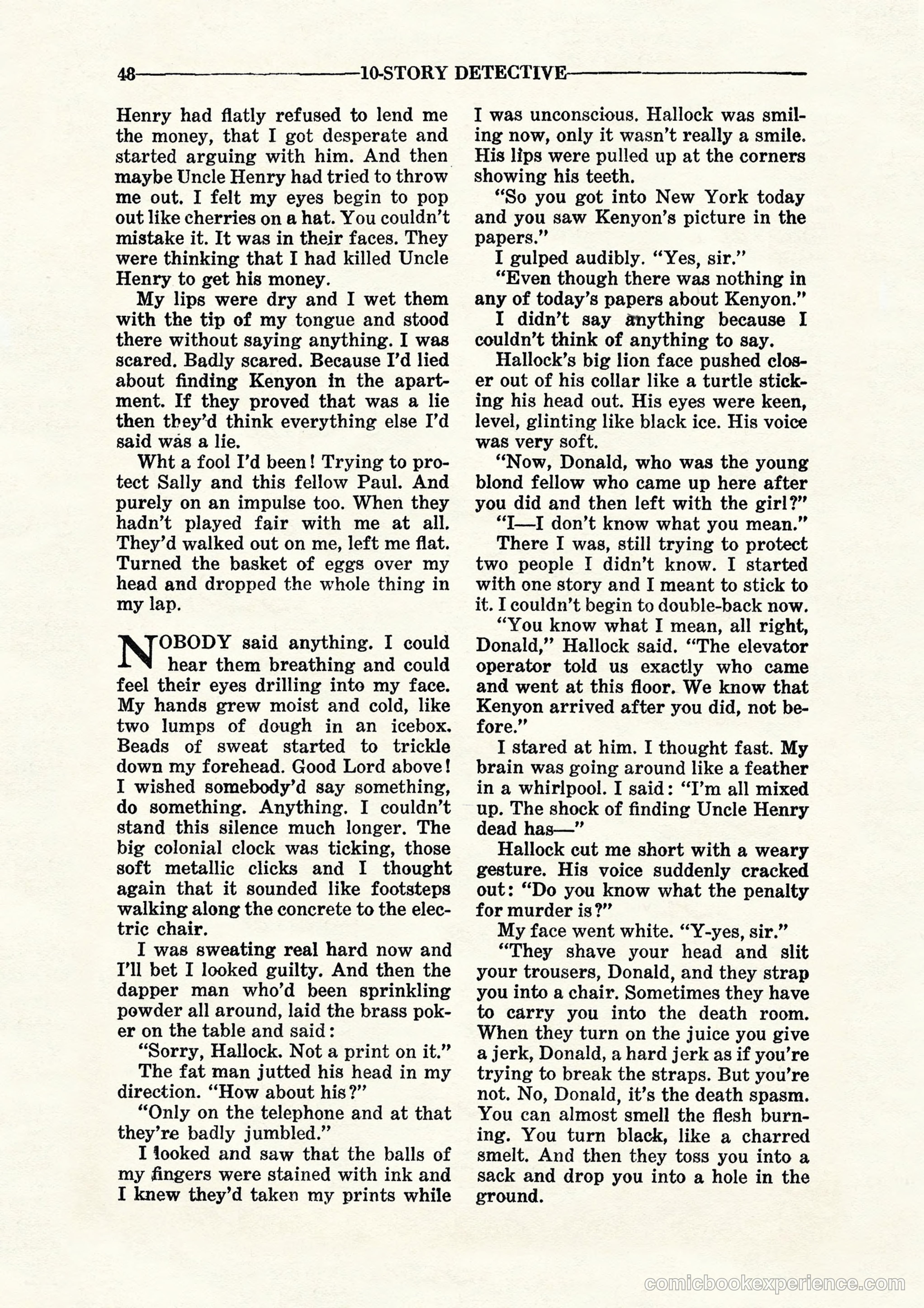 10-Story Detective, July 1942 — page 50 of 116