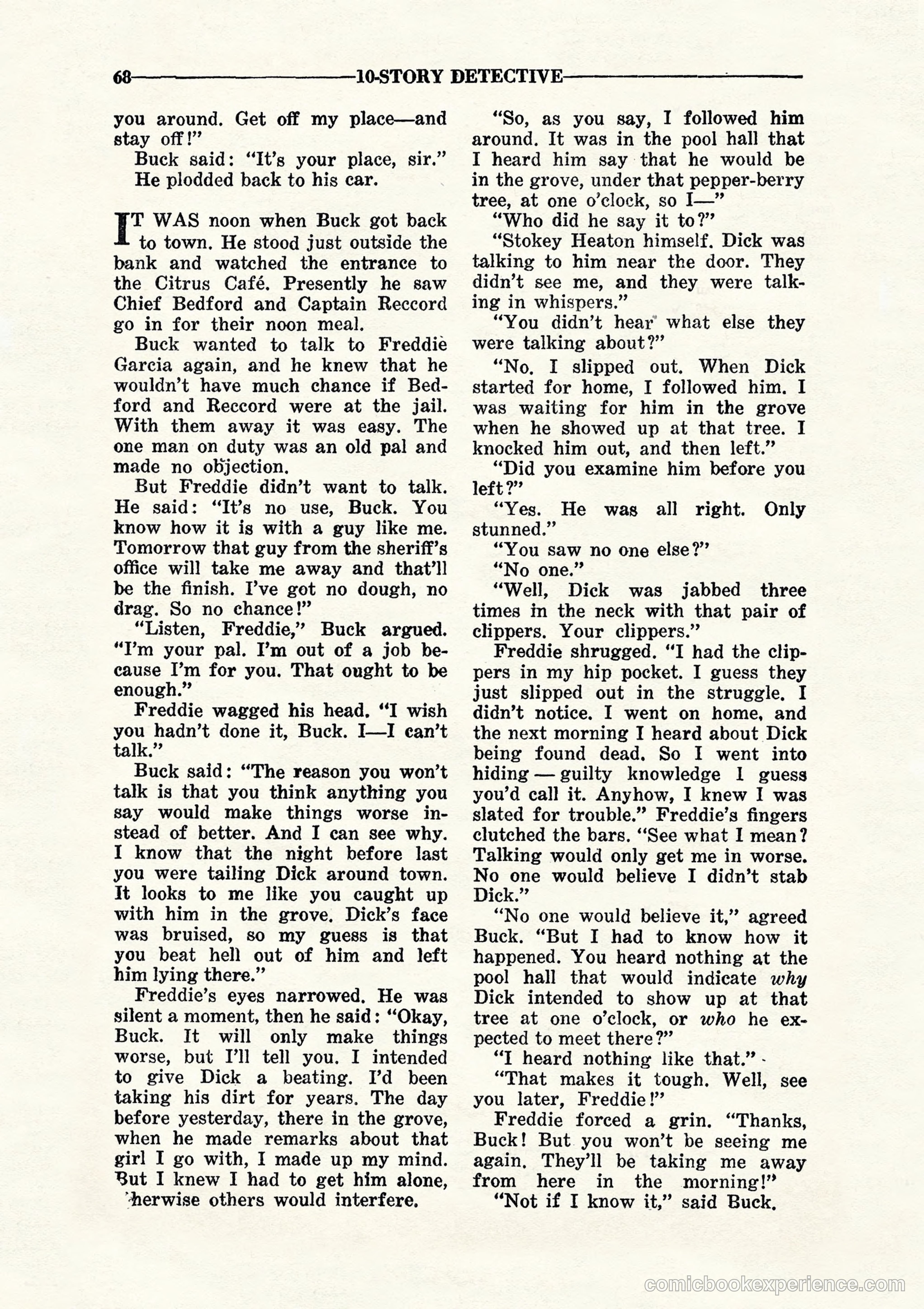 10-Story Detective, July 1942 — page 70 of 116