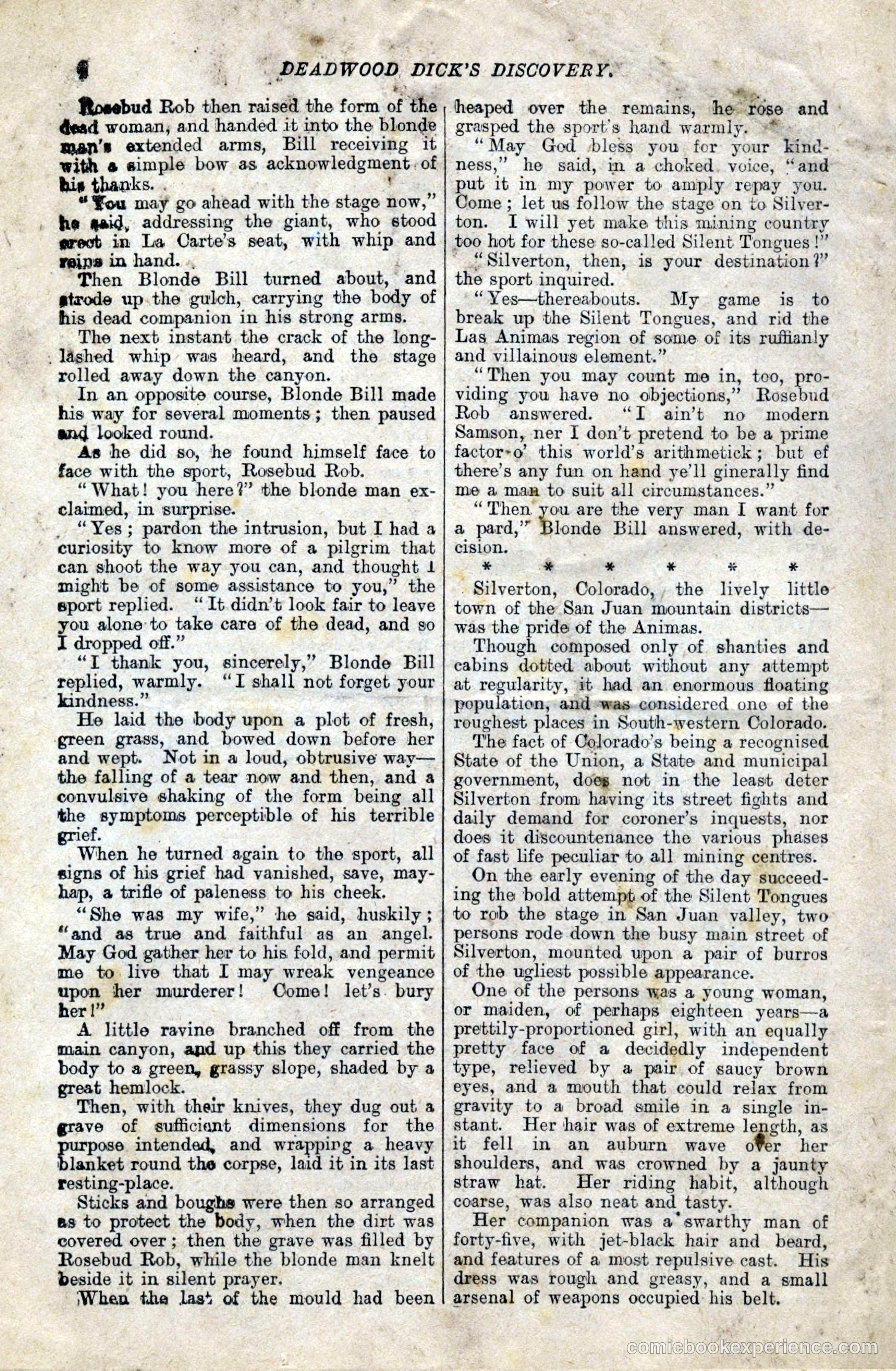Deadwood Dick's Discovery — page 6 of 36
