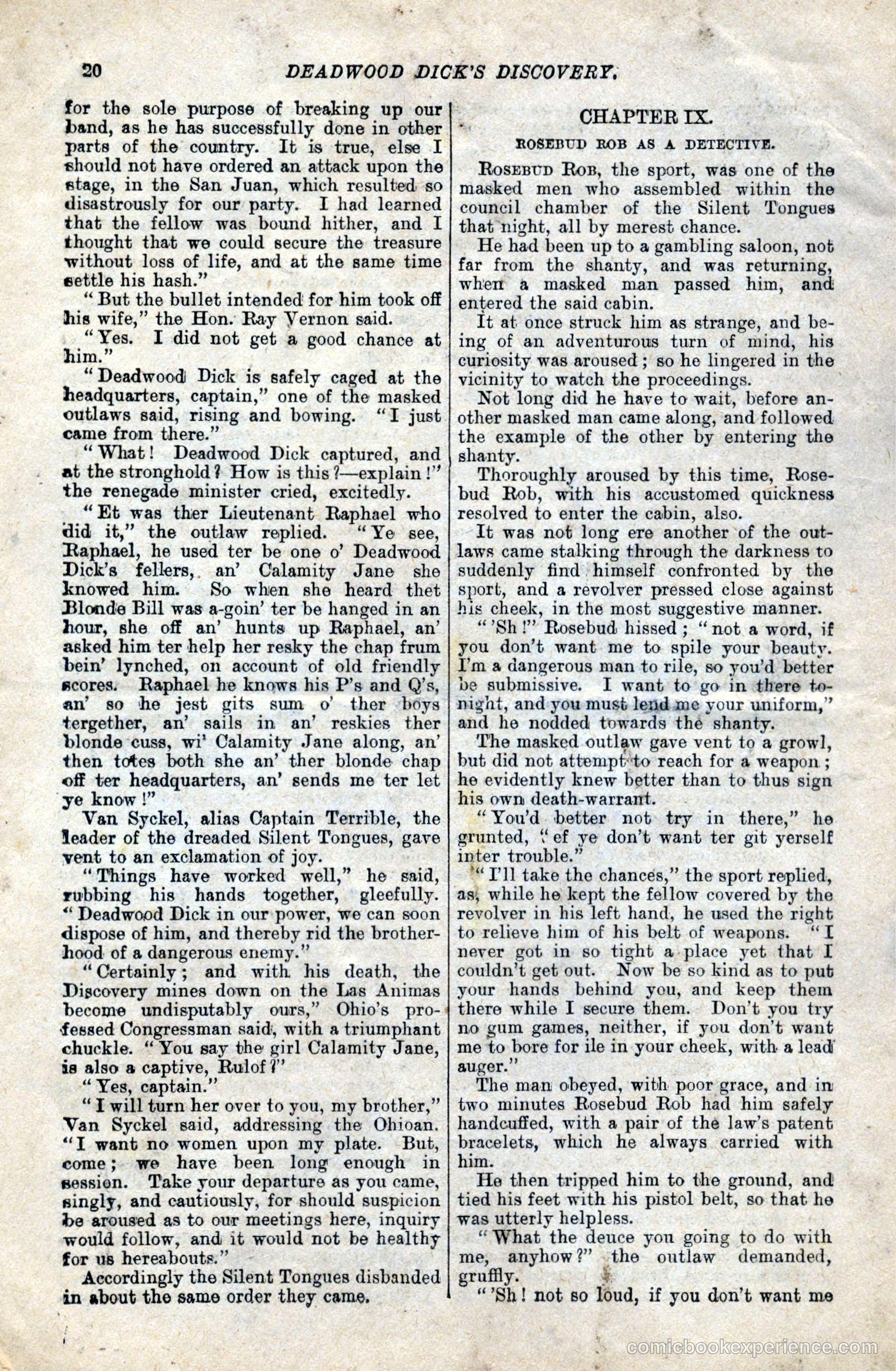 Deadwood Dick's Discovery — page 22 of 36