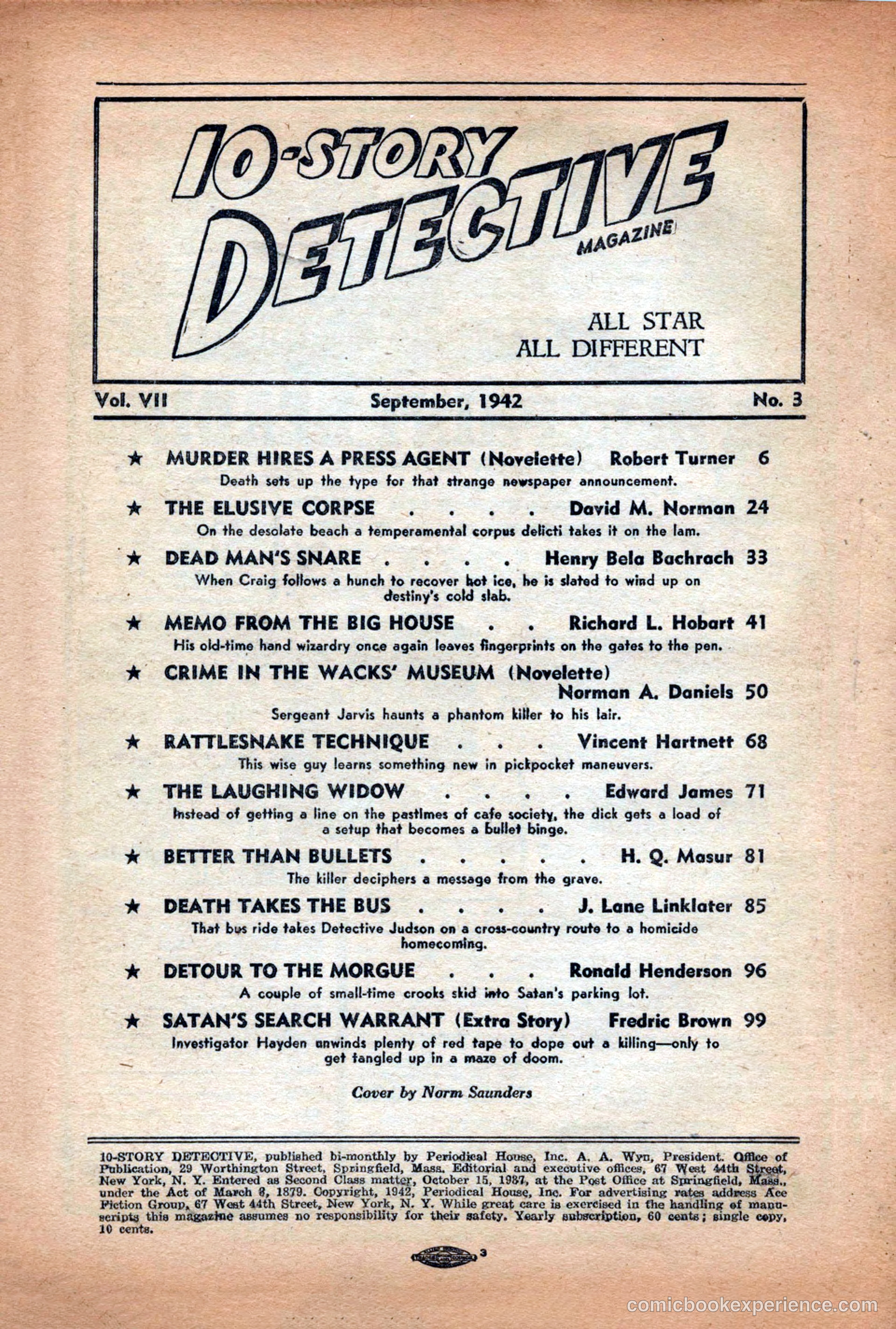 10-Story Detective Magazine Cover — page 4 of 116