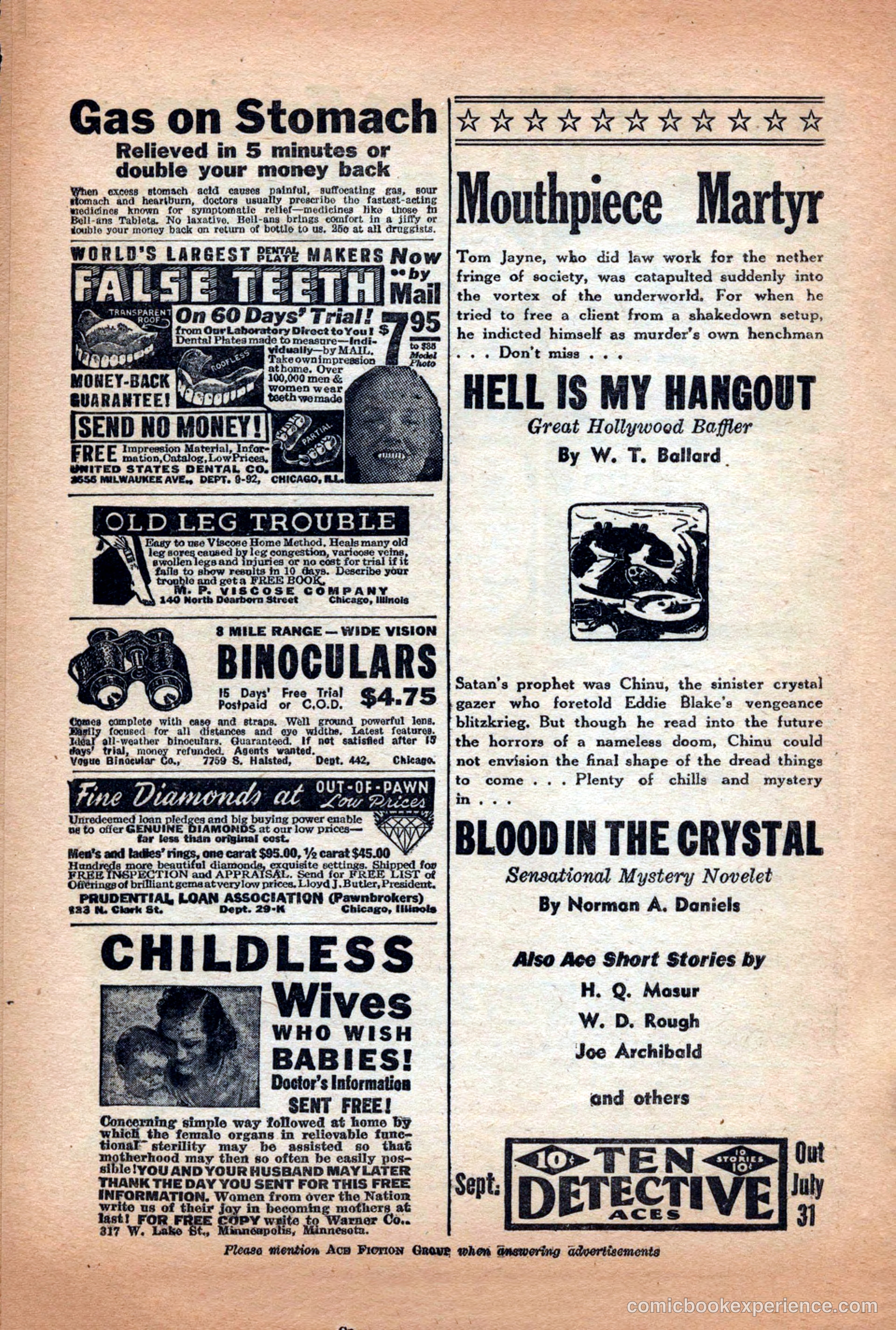 10-Story Detective Magazine Cover — page 6 of 116