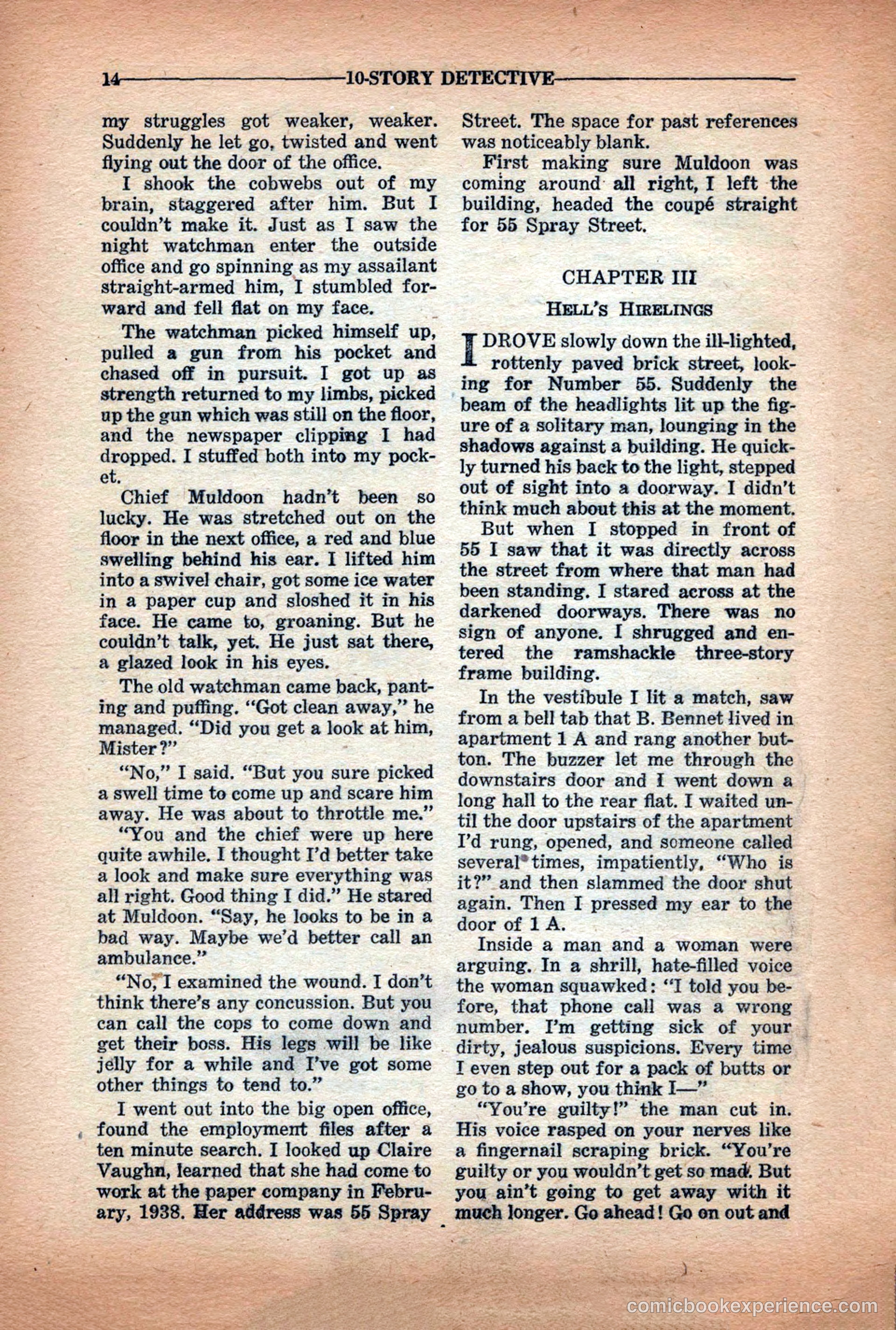 10-Story Detective Magazine Cover — page 16 of 116