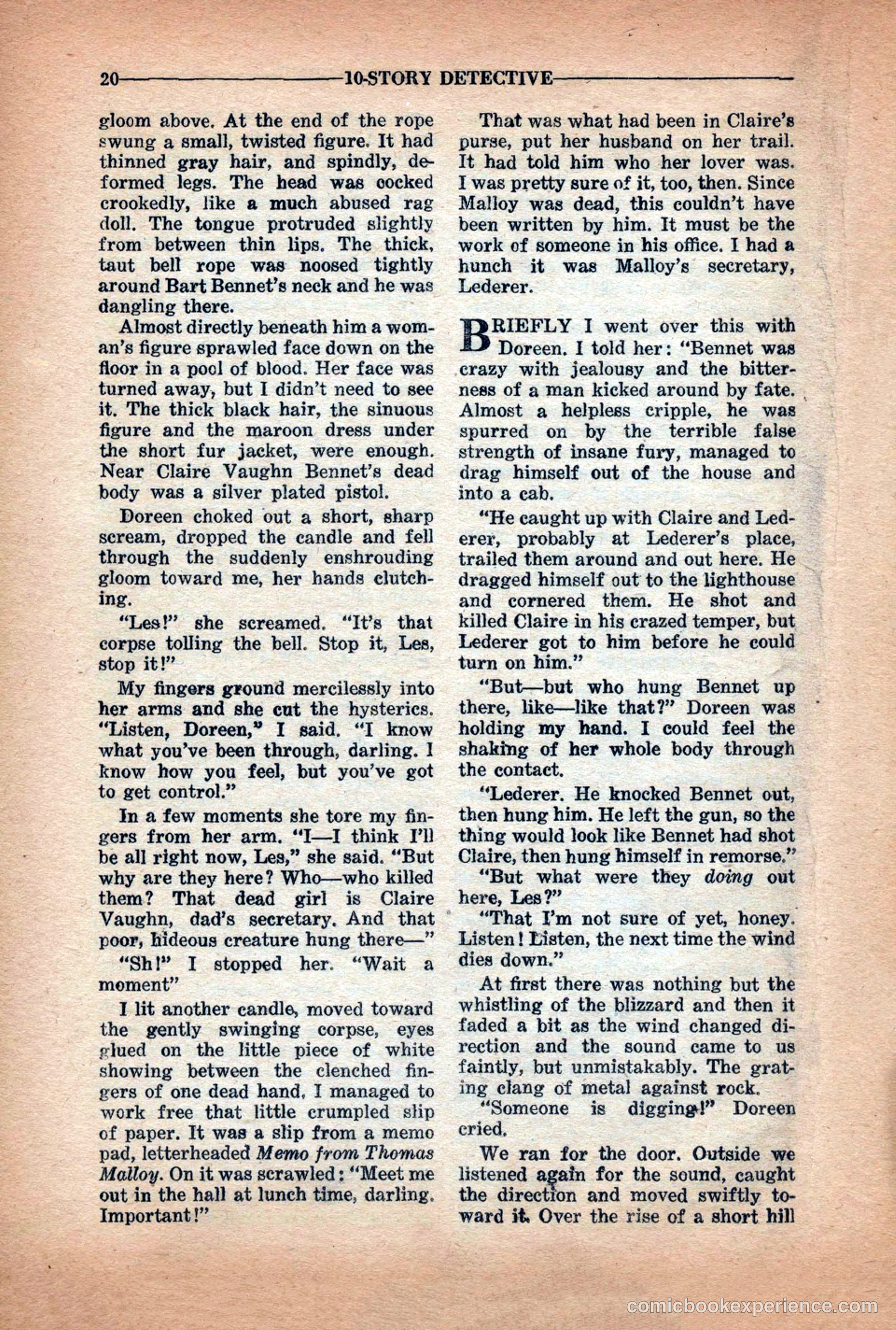 10-Story Detective Magazine Cover — page 22 of 116