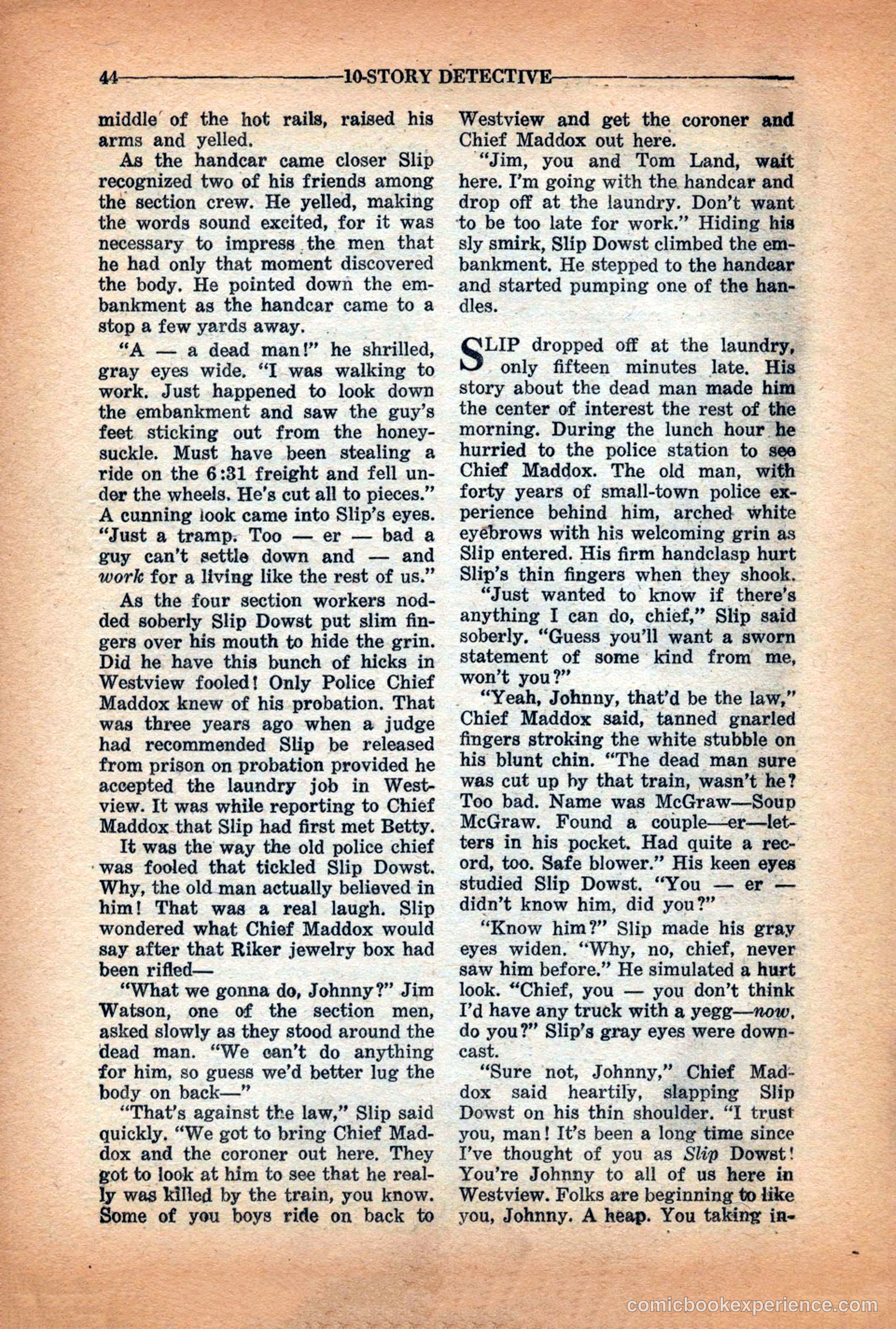 10-Story Detective Magazine Cover — page 46 of 116