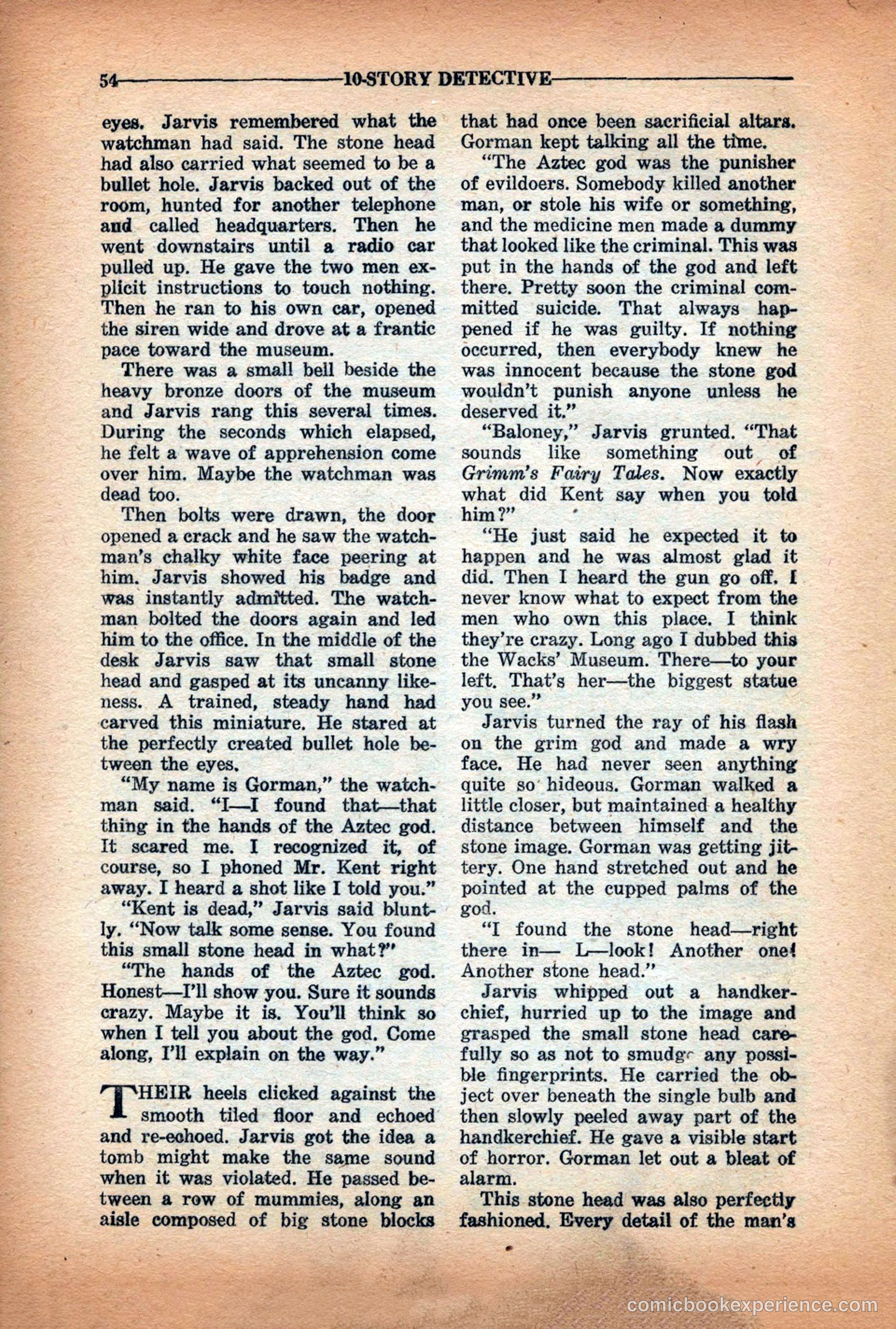 10-Story Detective Magazine Cover — page 56 of 116