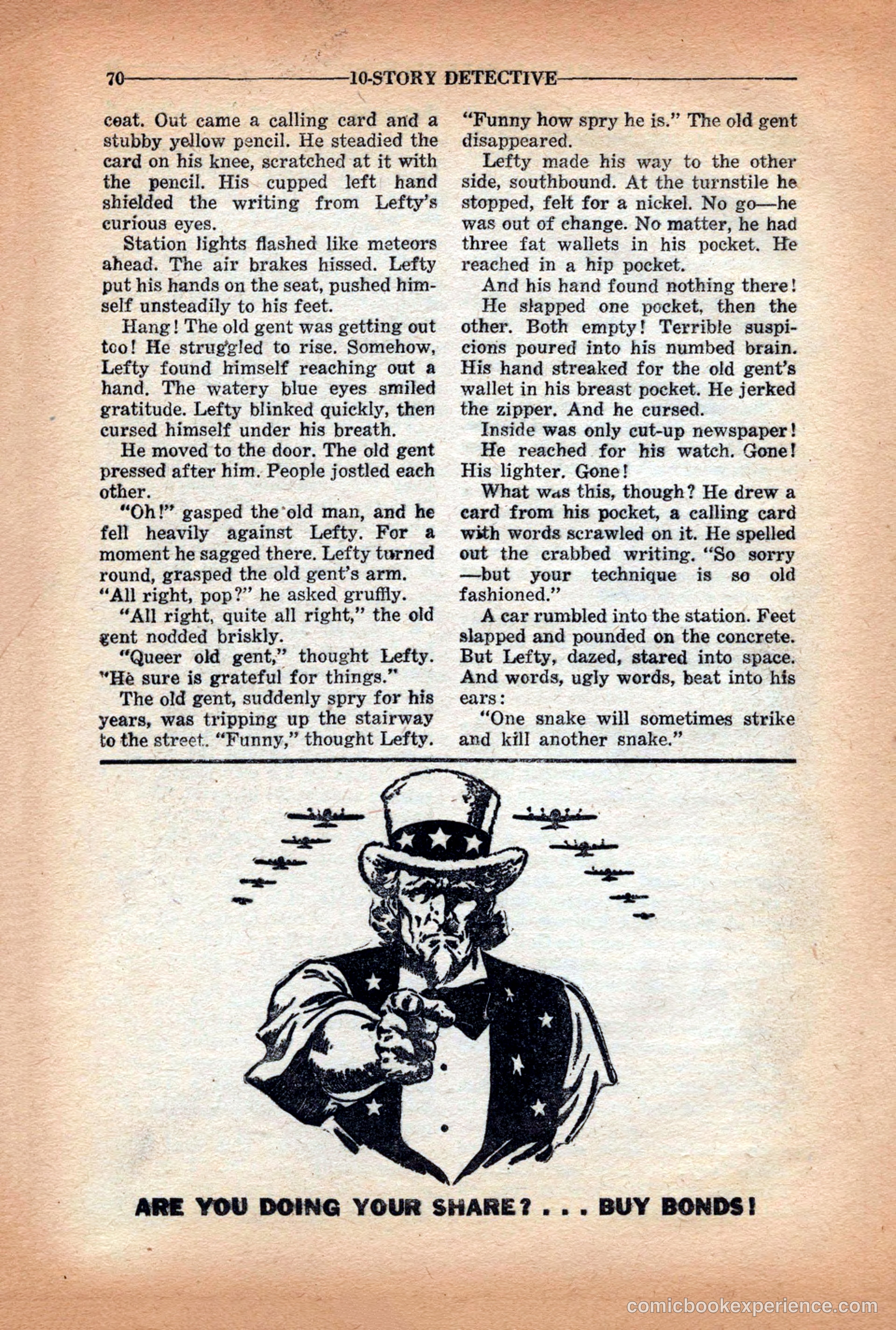 10-Story Detective Magazine Cover — page 72 of 116
