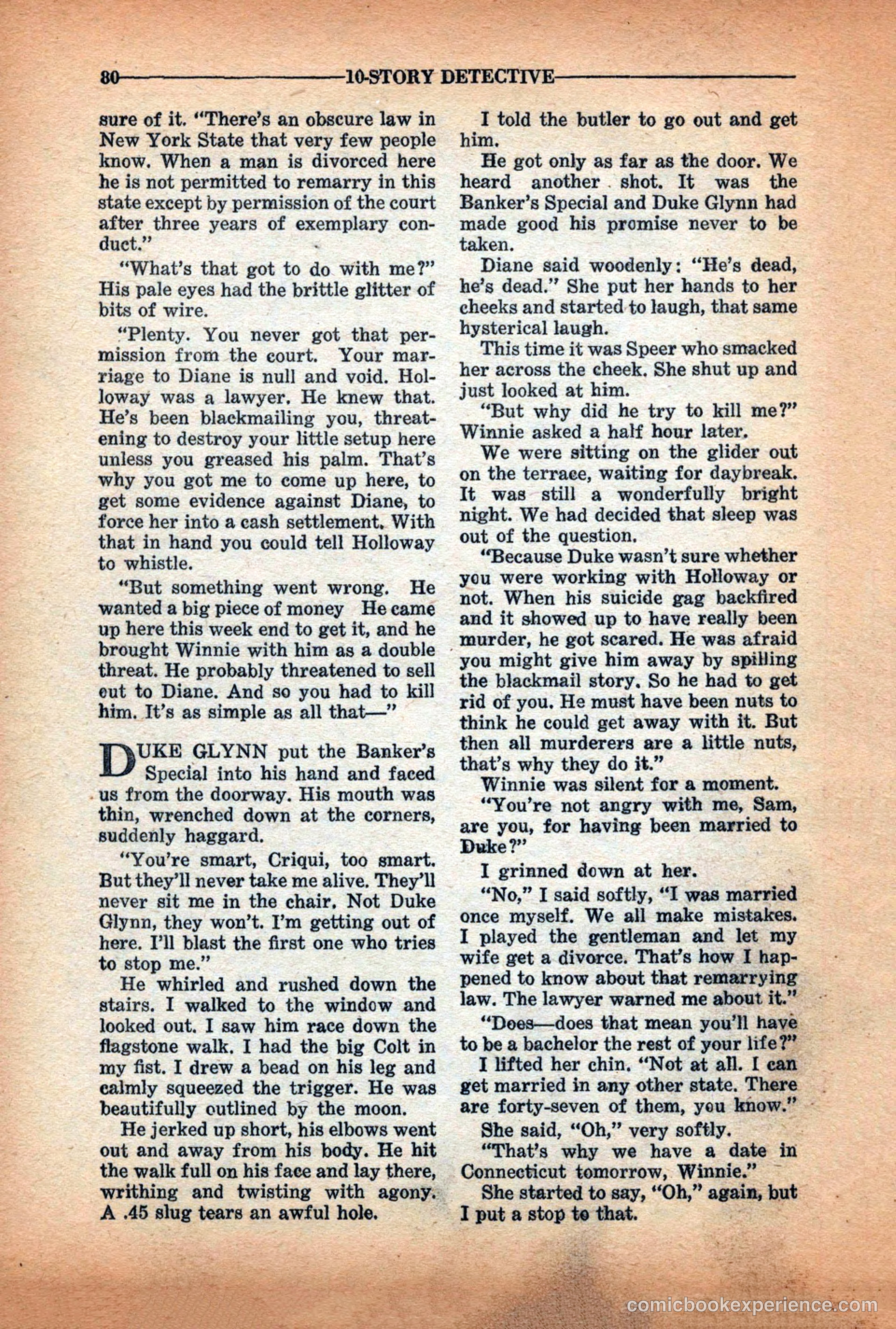 10-Story Detective Magazine Cover — page 82 of 116