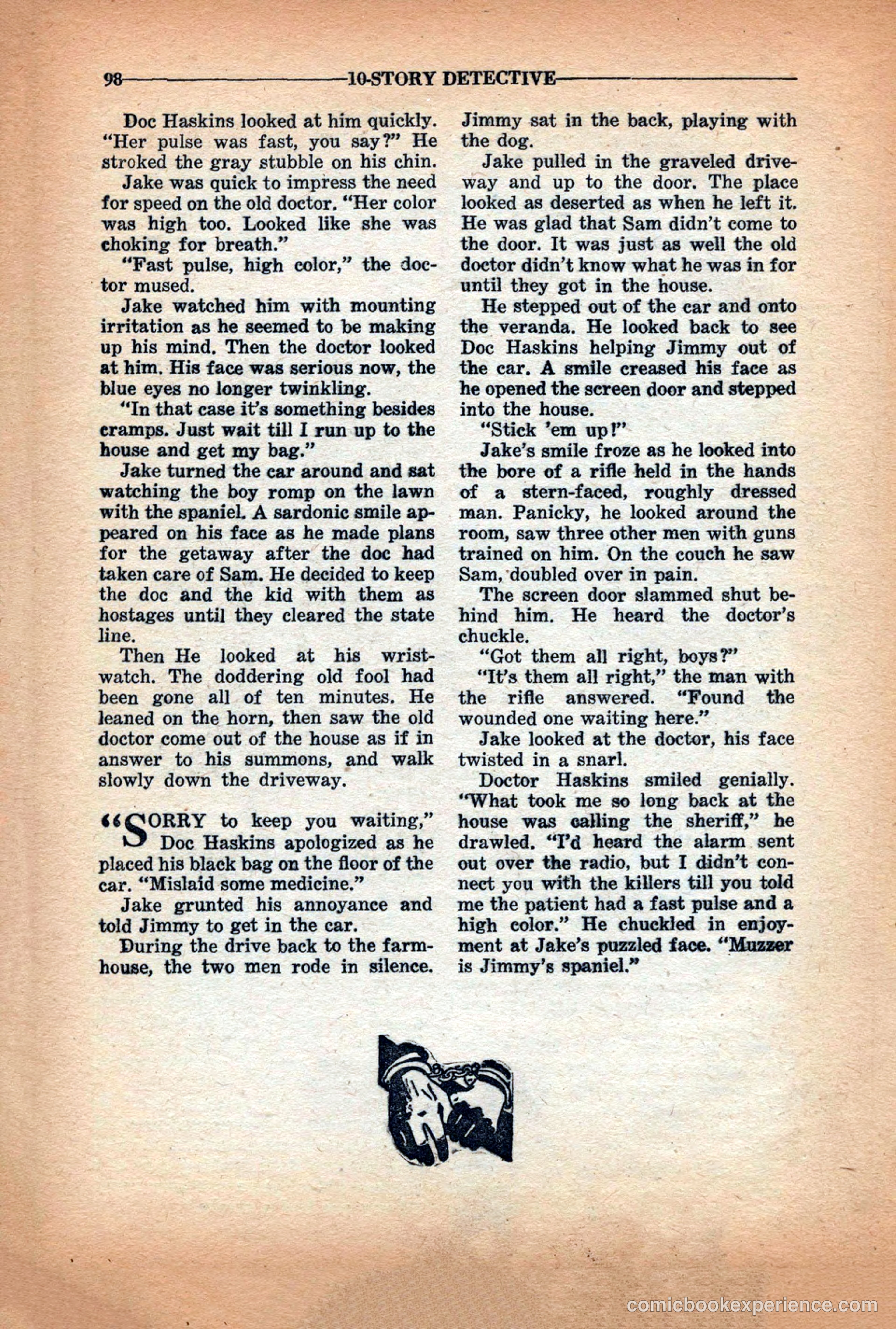10-Story Detective Magazine Cover — page 100 of 116