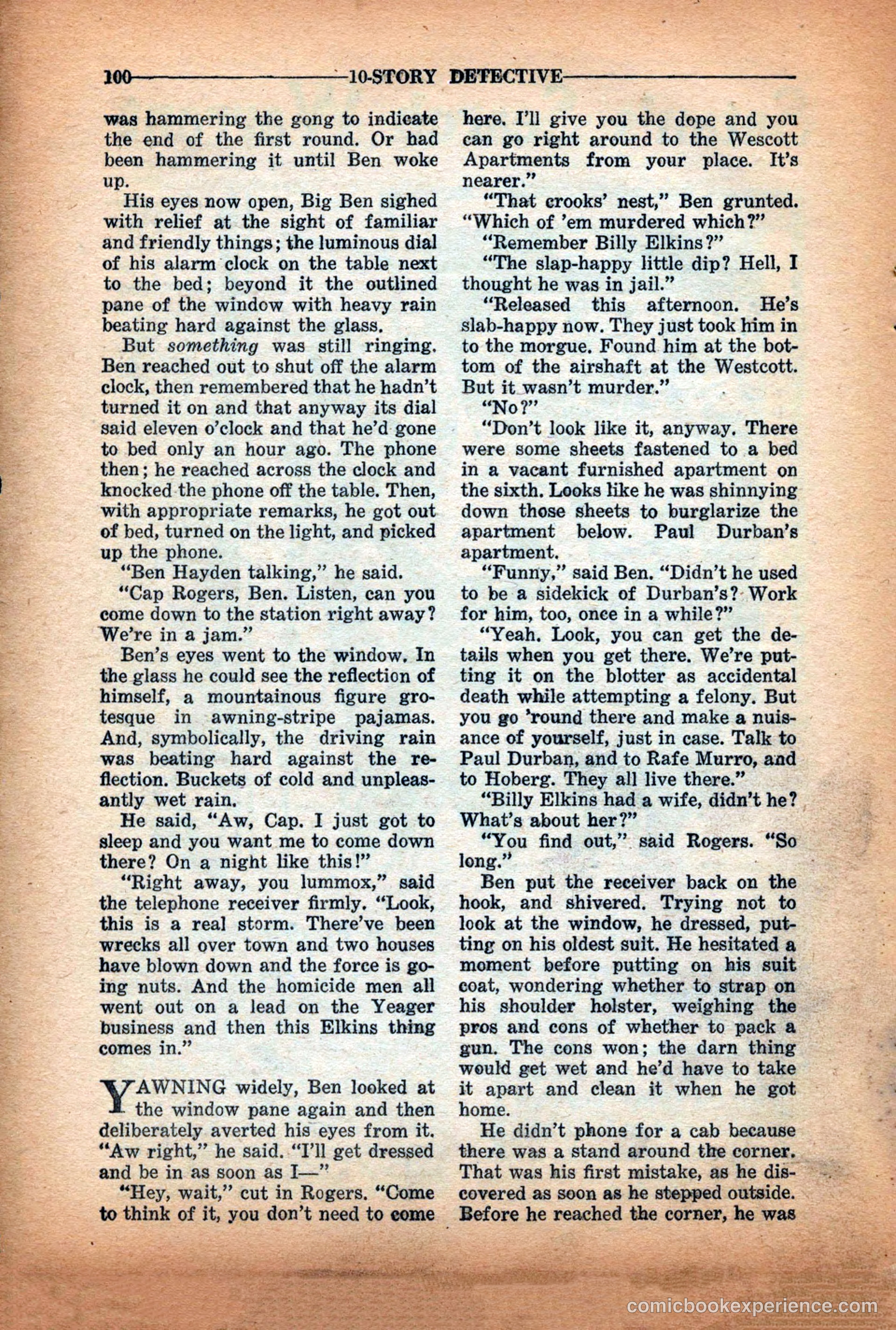 10-Story Detective Magazine Cover — page 102 of 116