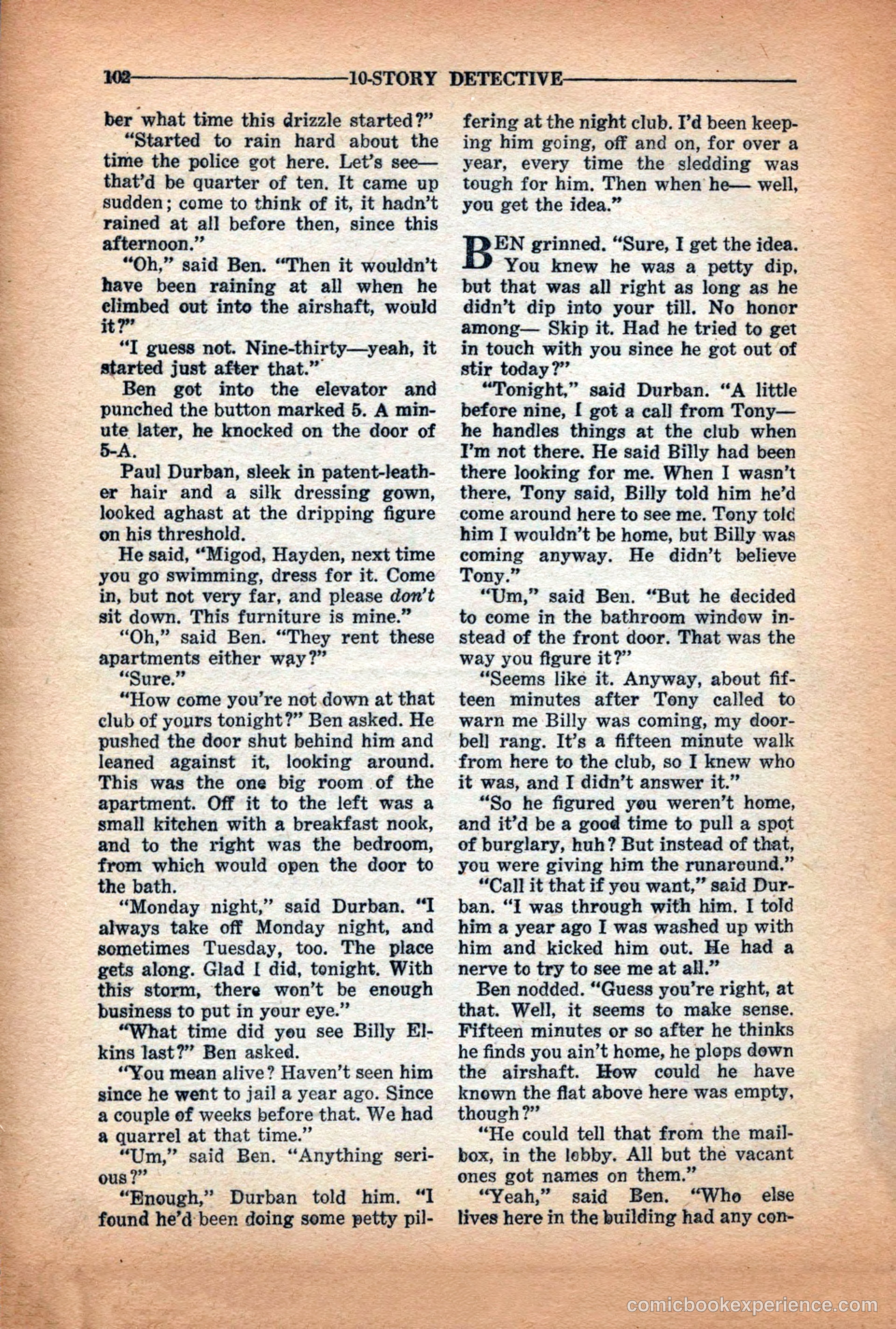 10-Story Detective Magazine Cover — page 104 of 116