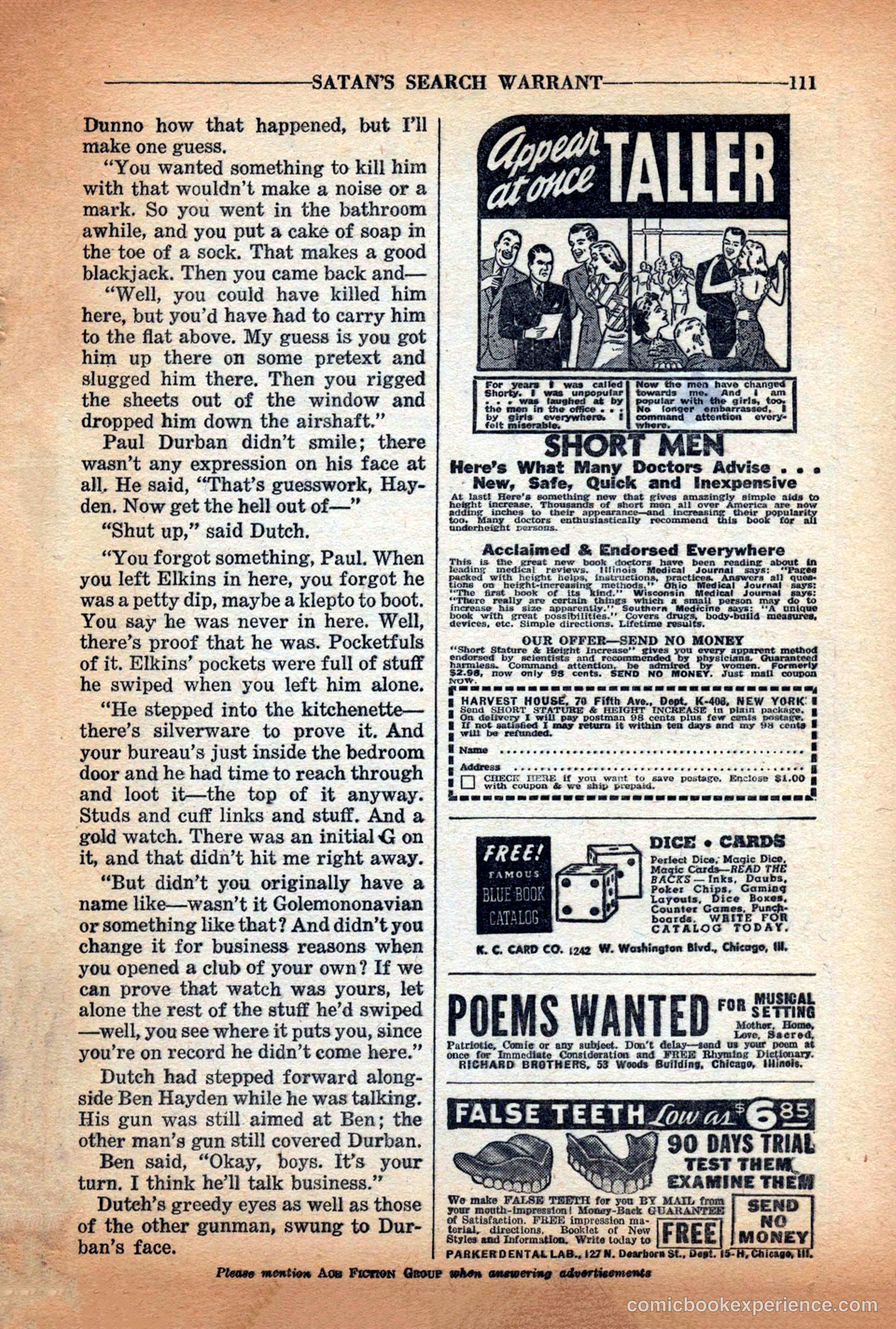 10-Story Detective Magazine Cover — page 113 of 116