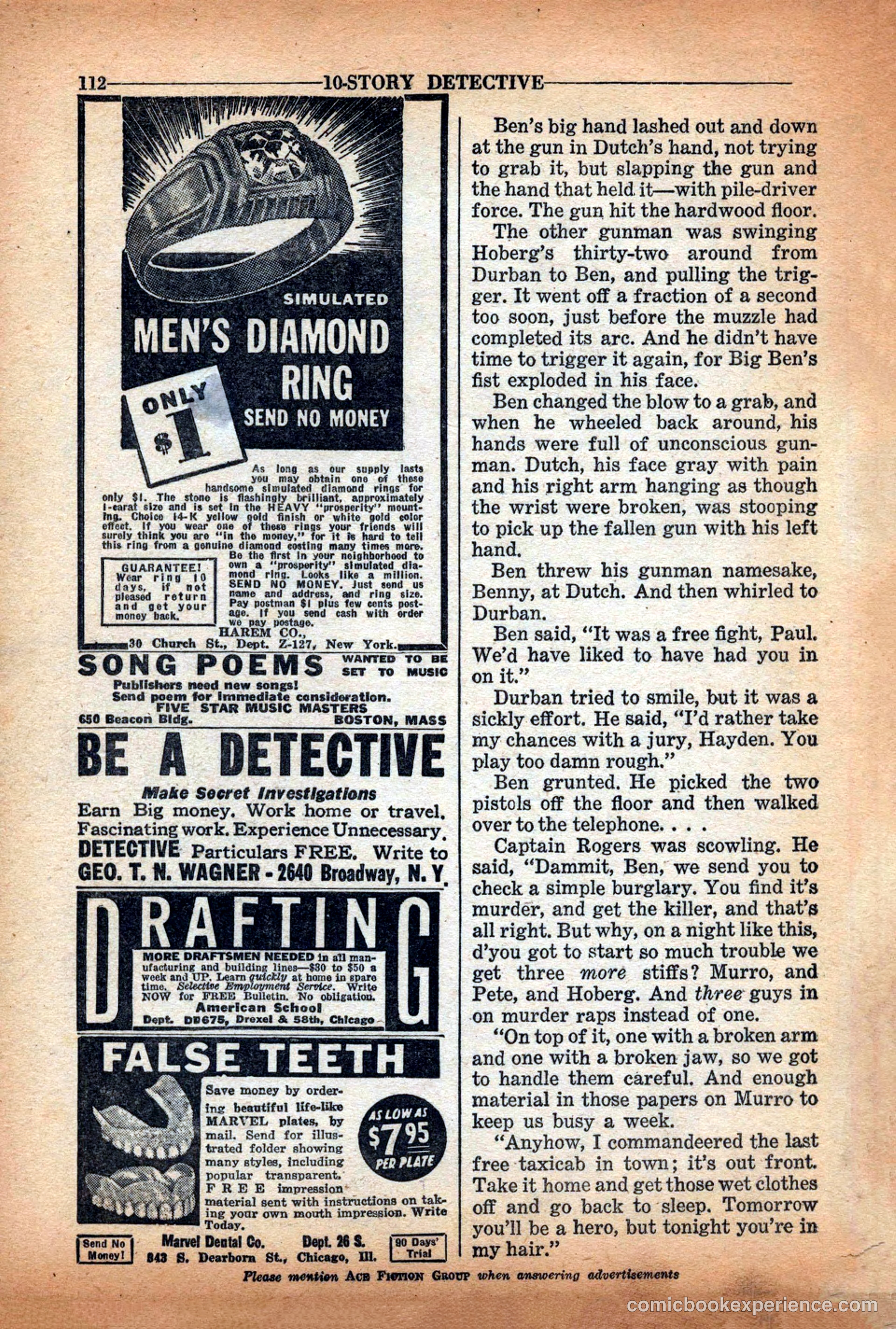 10-Story Detective Magazine Cover — page 114 of 116