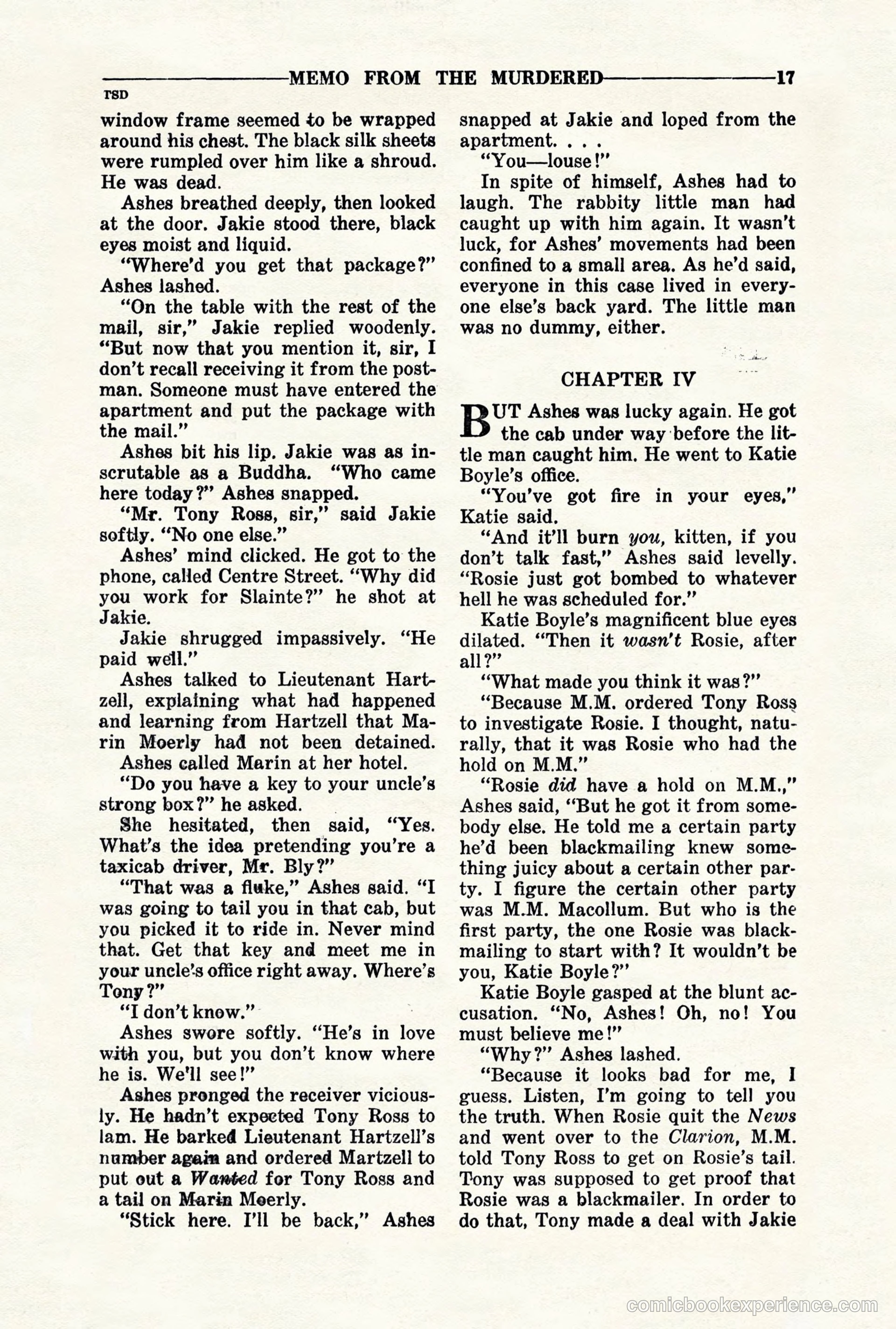 10-Story Detective, November 1942 — page 19 of 116