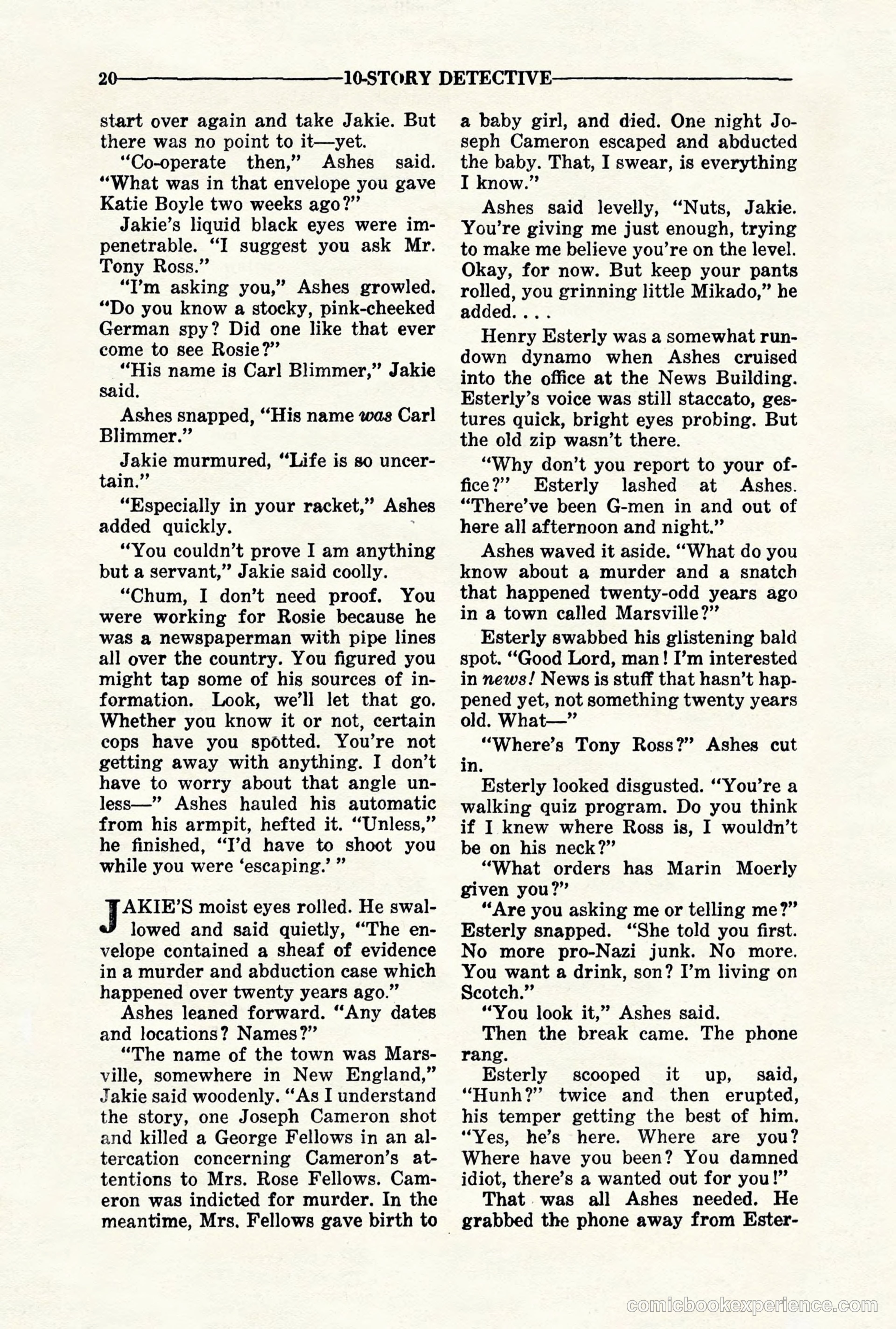 10-Story Detective, November 1942 — page 22 of 116