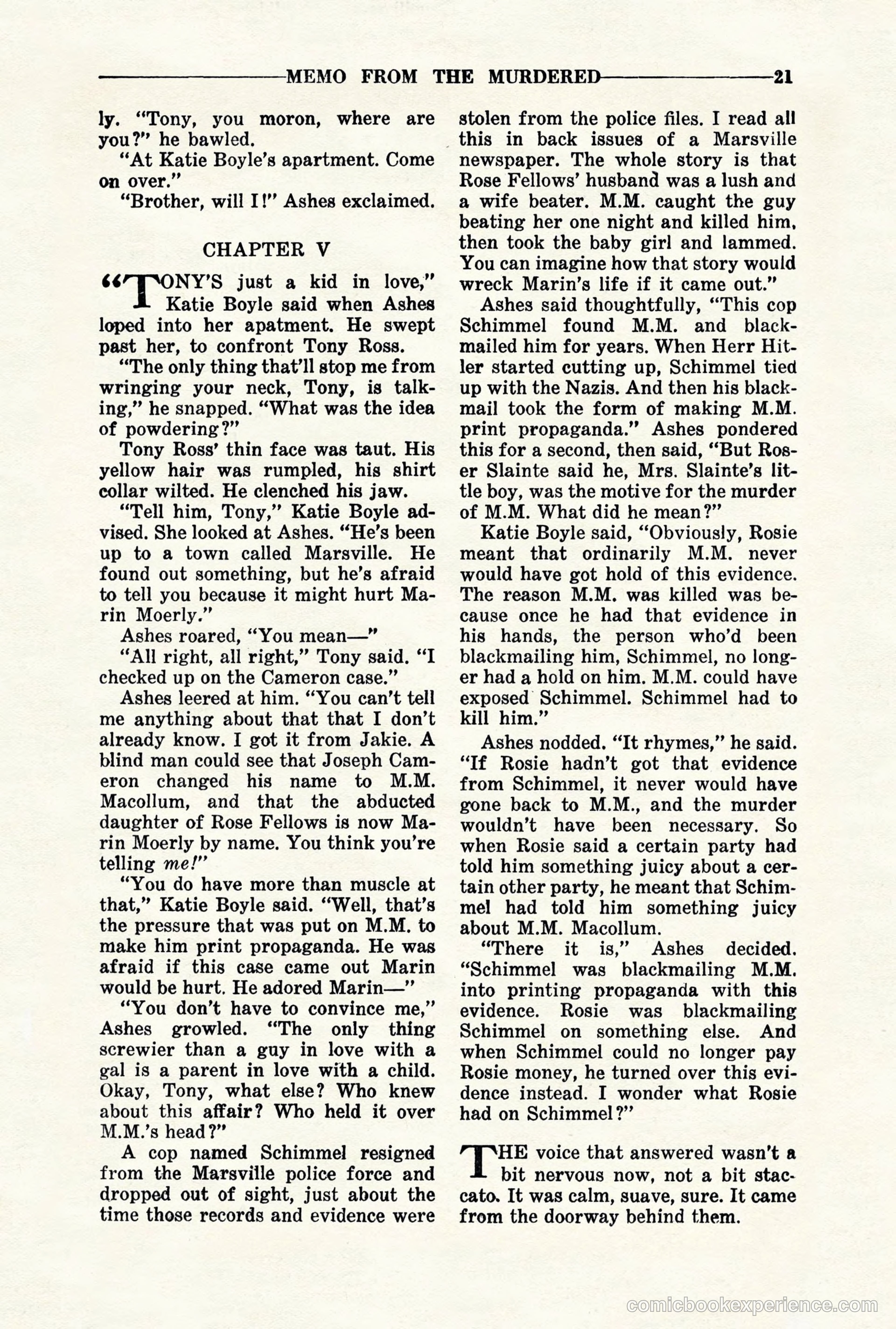10-Story Detective, November 1942 — page 23 of 116