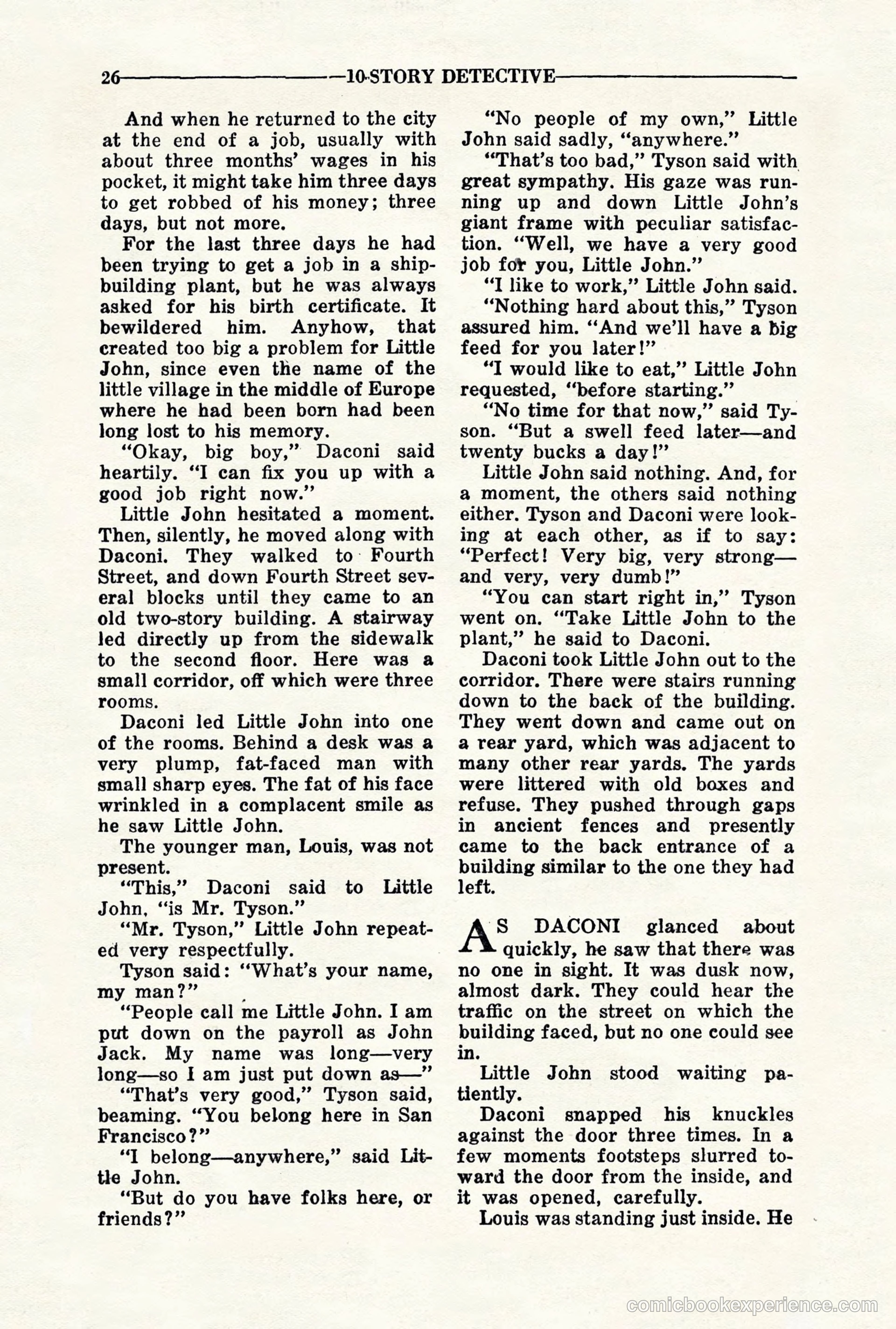 10-Story Detective, November 1942 — page 28 of 116