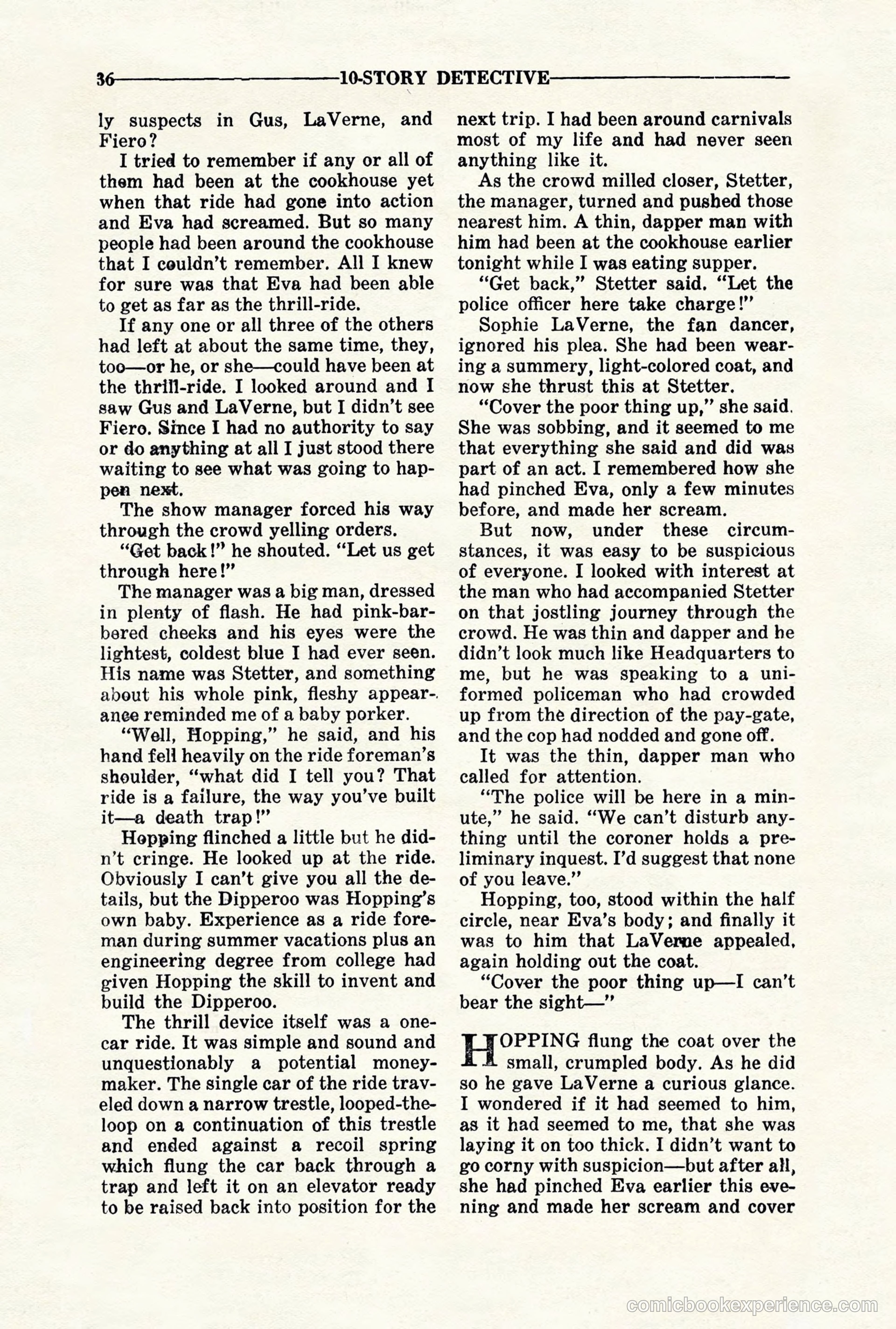 10-Story Detective, November 1942 — page 38 of 116