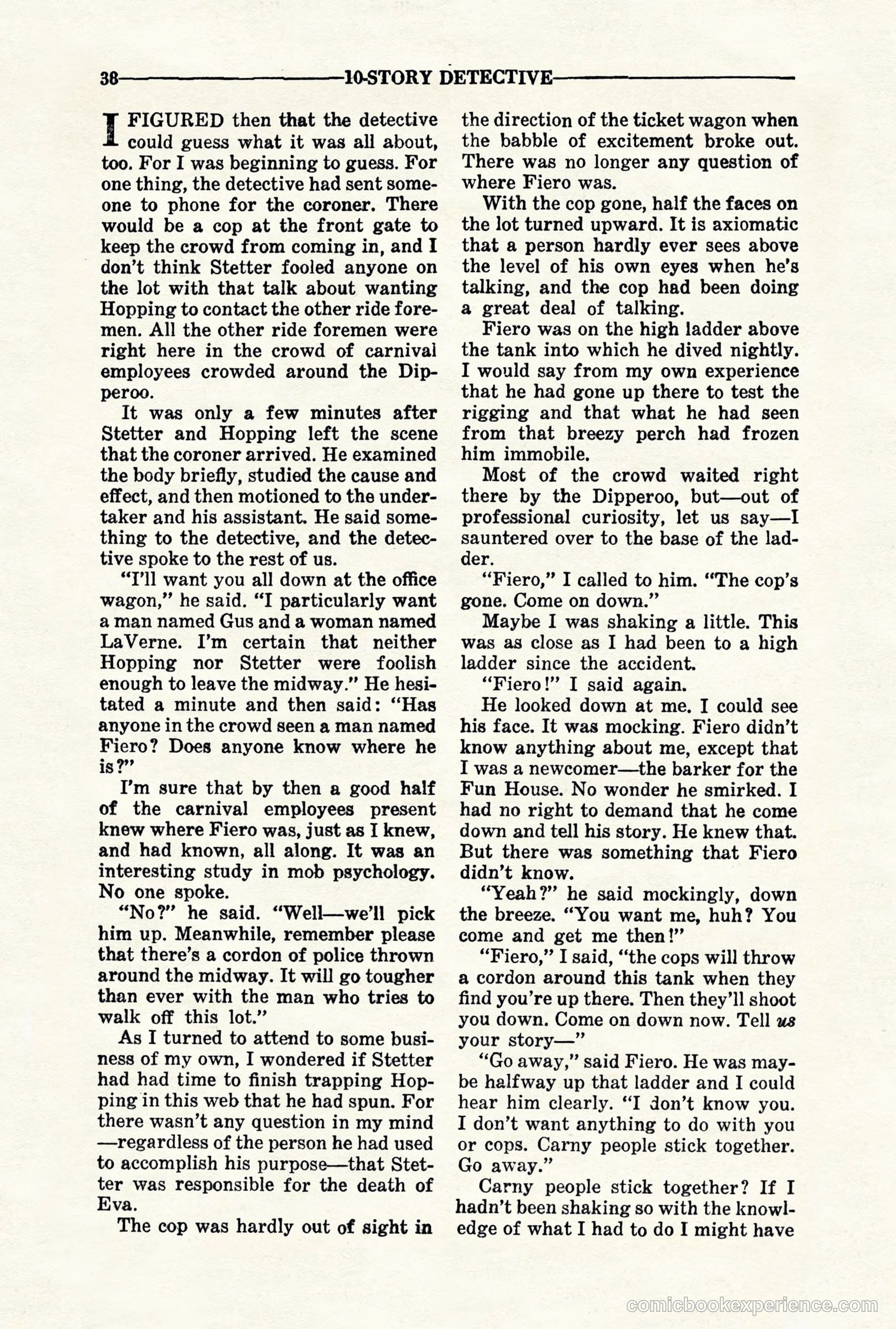 10-Story Detective, November 1942 — page 40 of 116
