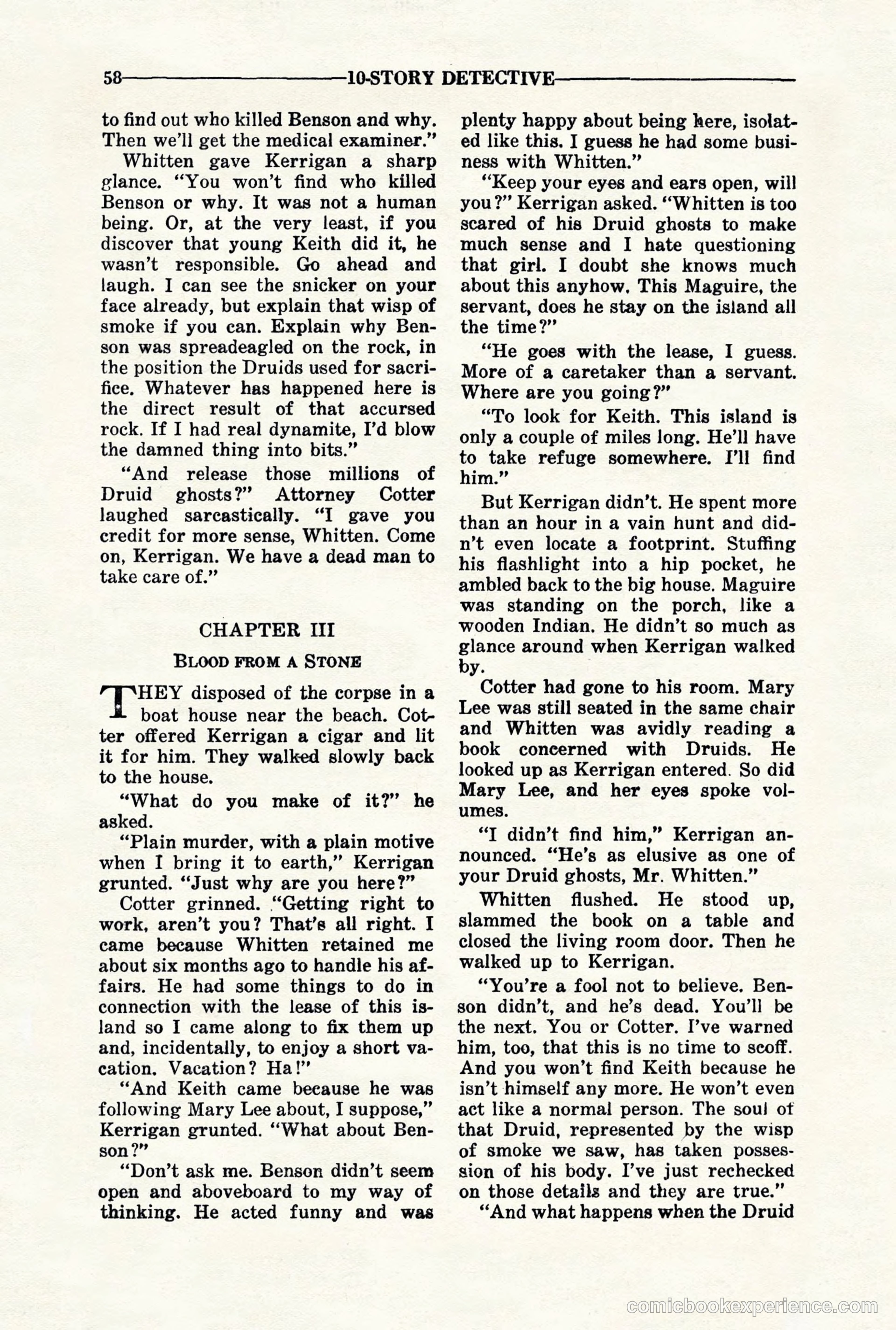10-Story Detective, November 1942 — page 60 of 116