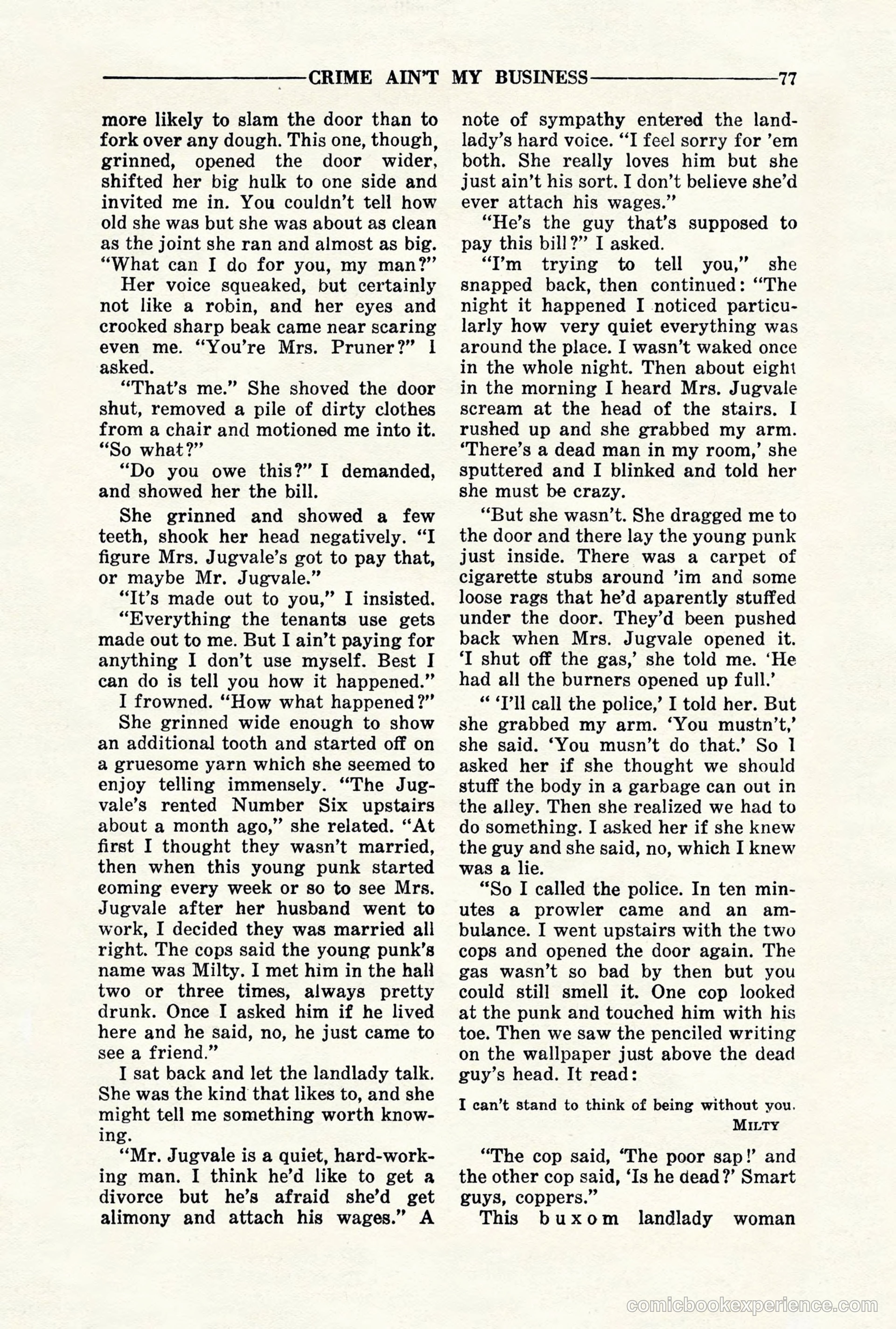 10-Story Detective, November 1942 — page 79 of 116