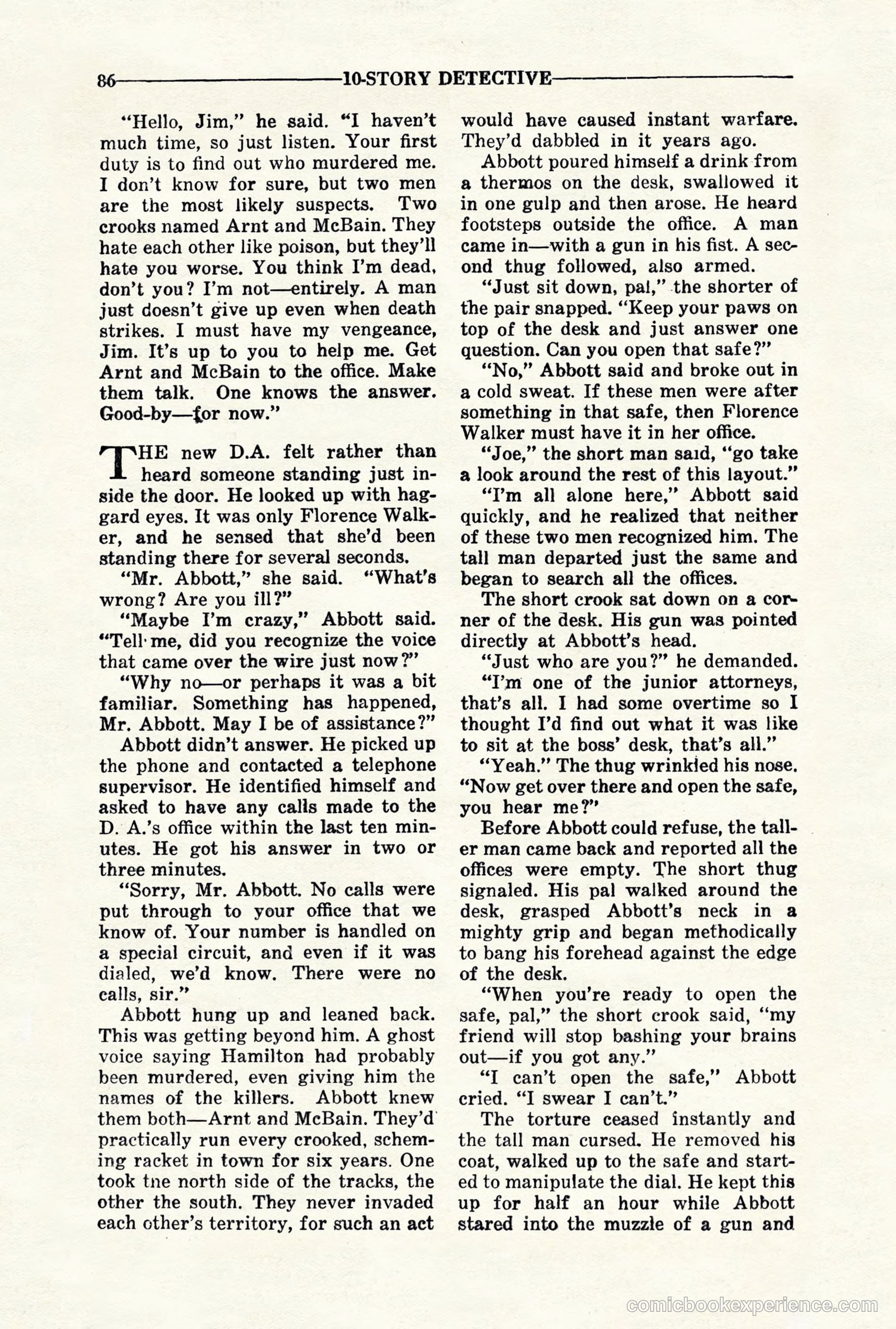 10-Story Detective, November 1942 — page 88 of 116