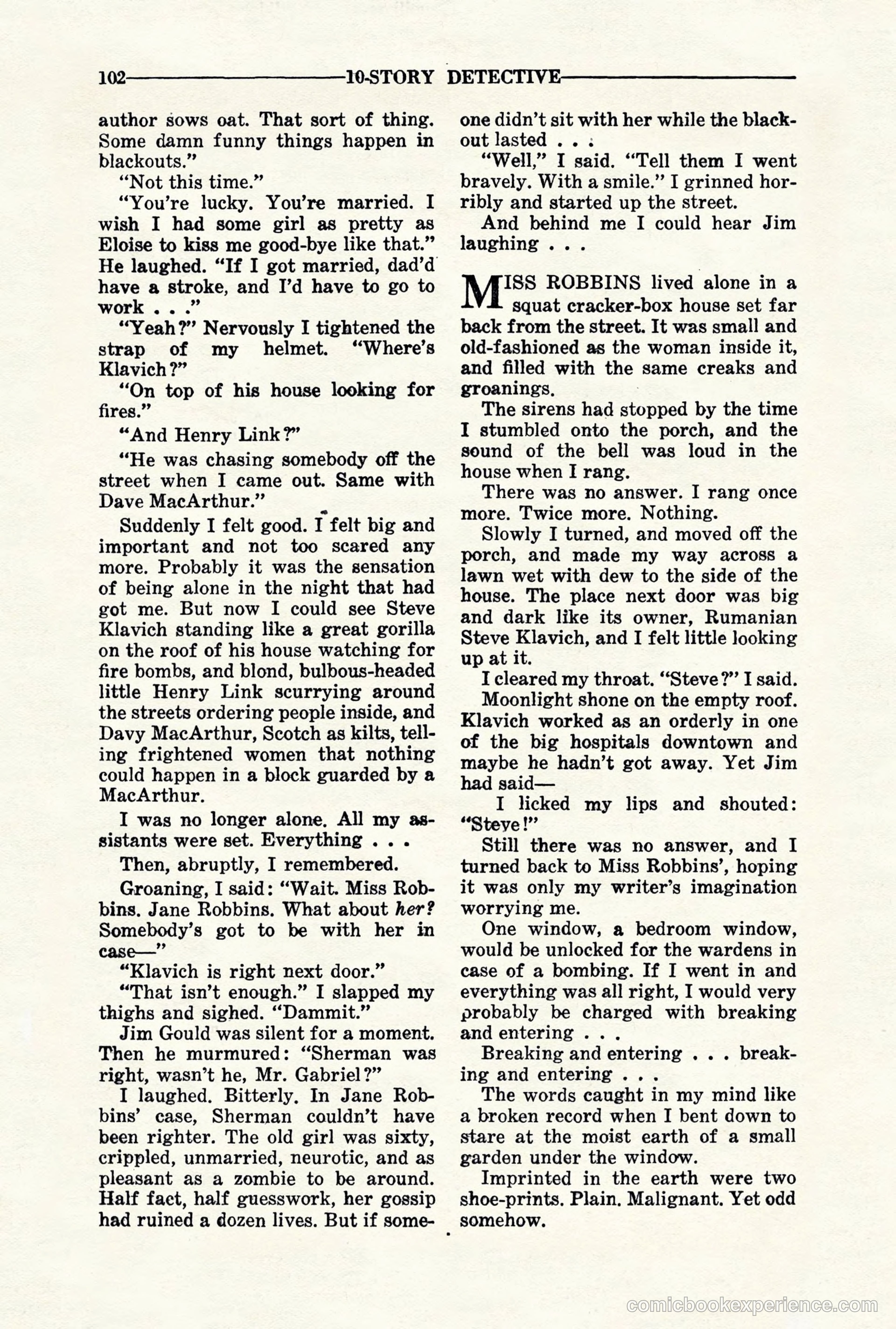 10-Story Detective, November 1942 — page 104 of 116