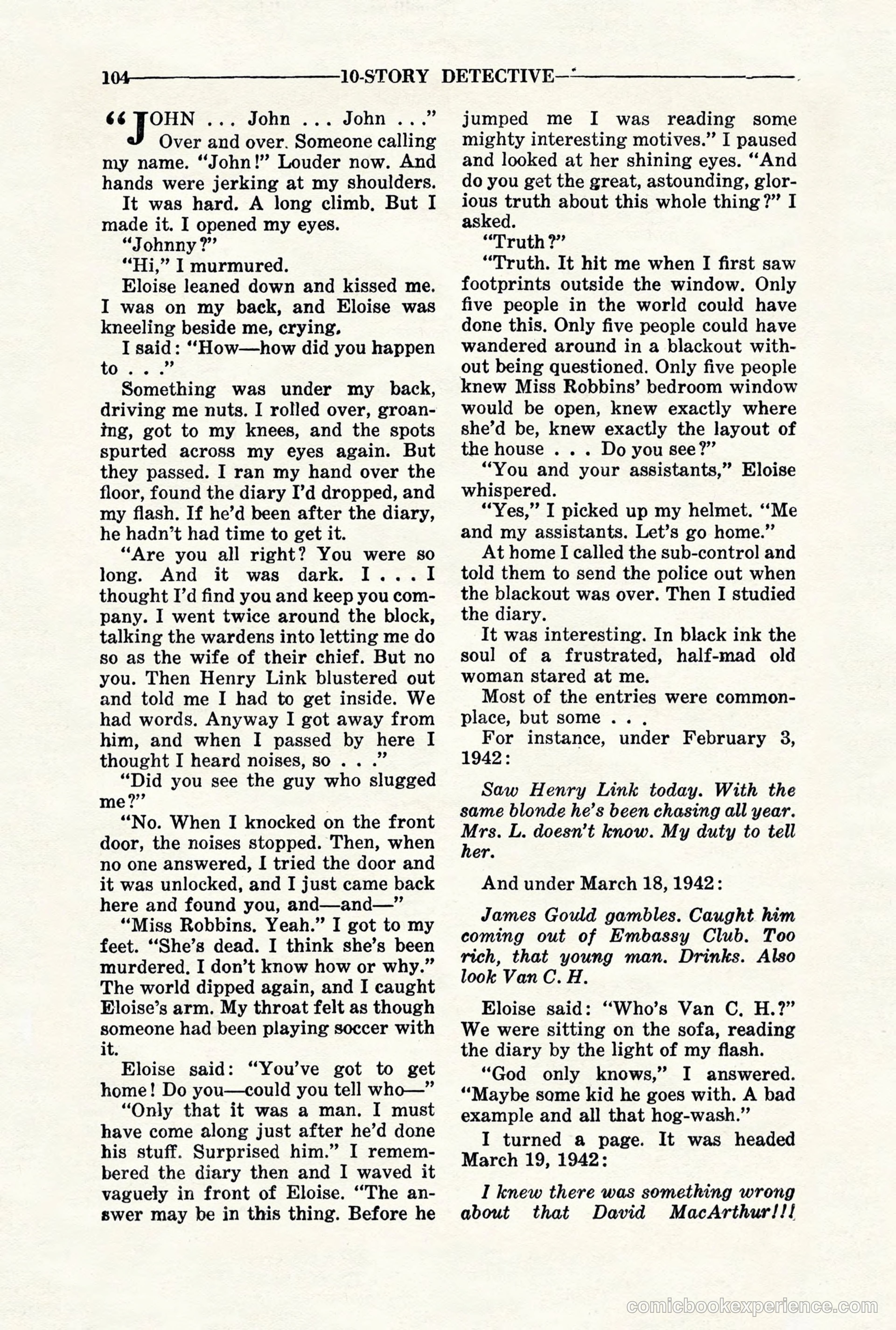 10-Story Detective, November 1942 — page 106 of 116