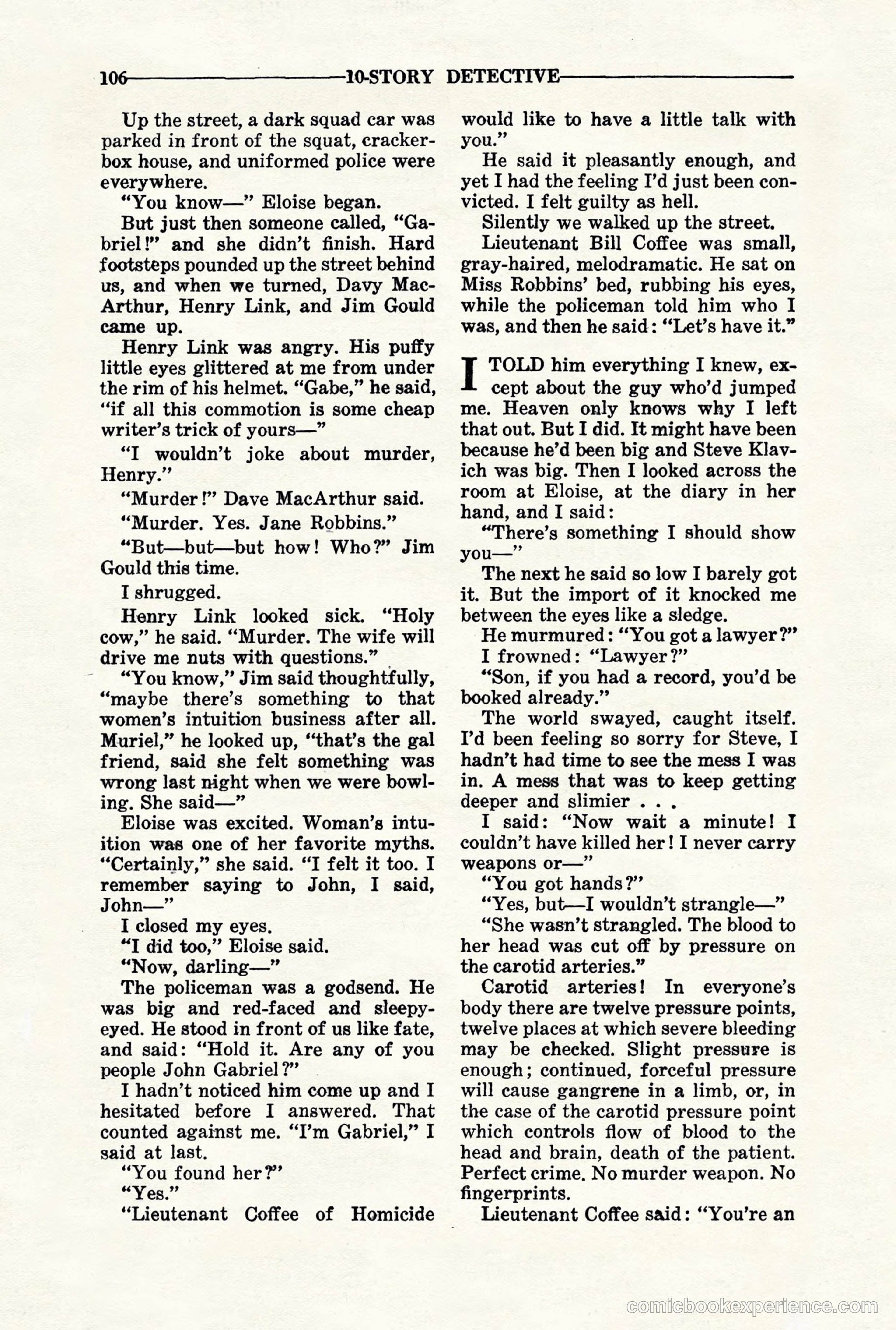 10-Story Detective, November 1942 — page 108 of 116