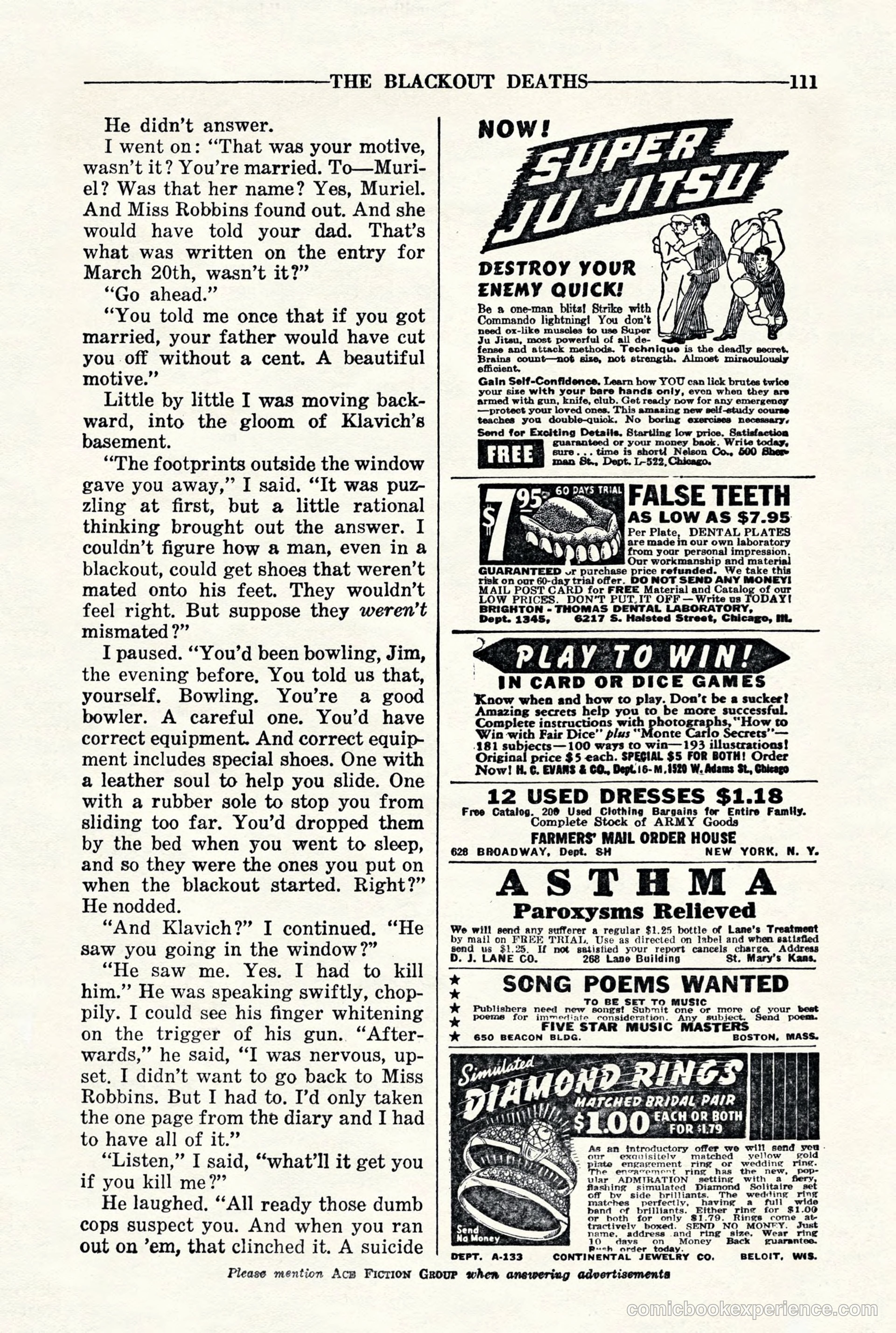 10-Story Detective, November 1942 — page 113 of 116