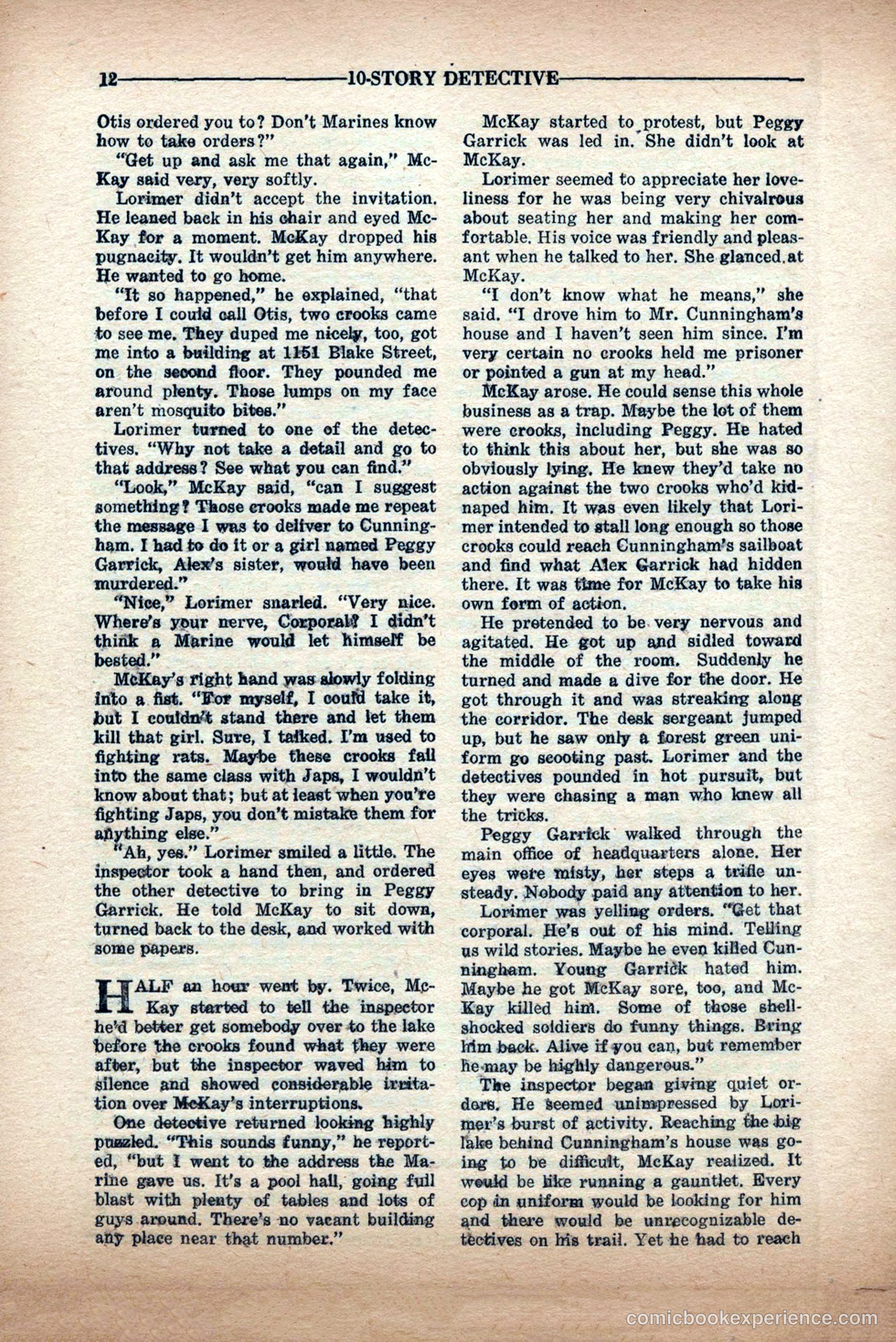 10-Story Detective Magazine Cover — page 14 of 84