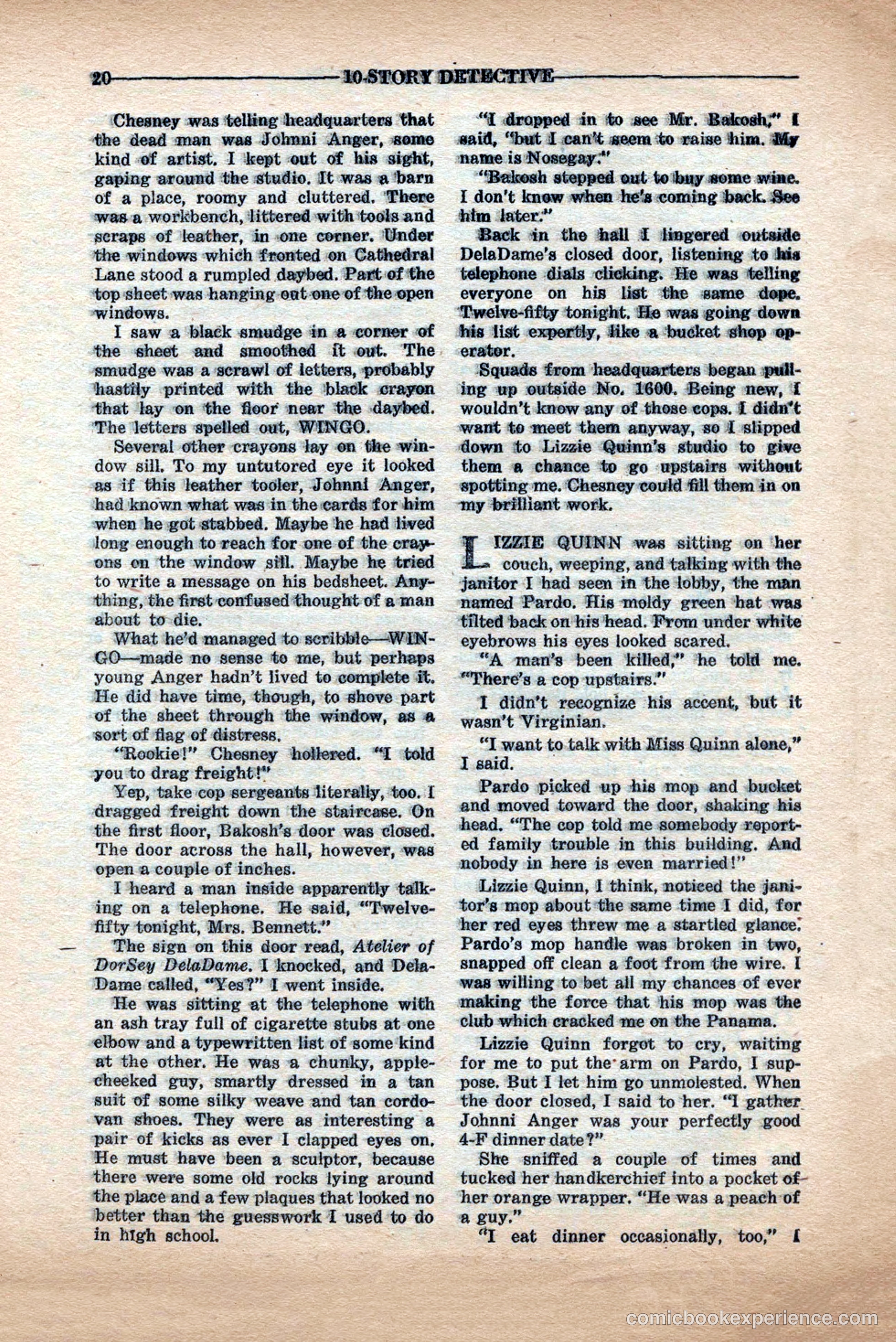 10-Story Detective Magazine Cover — page 22 of 84