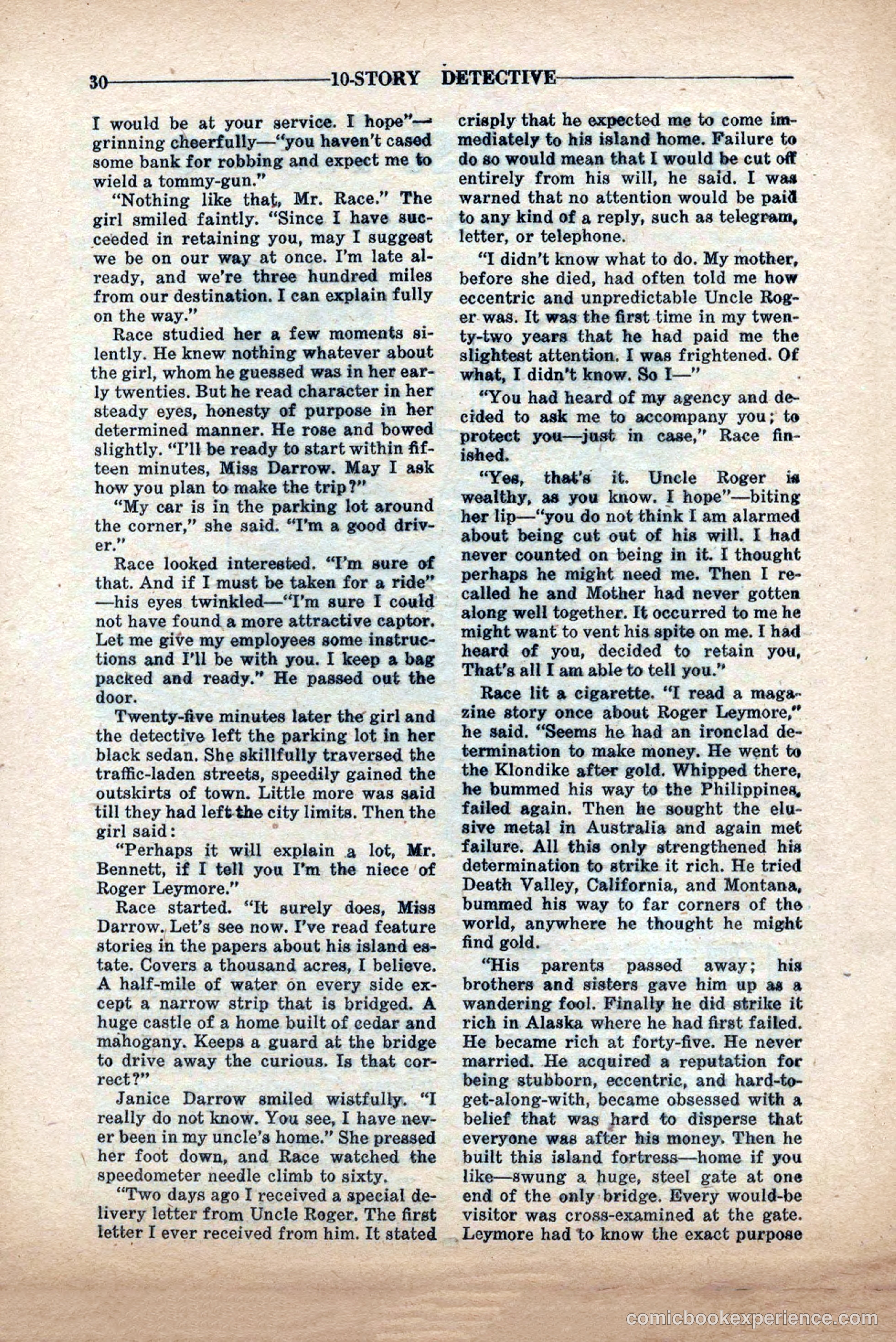 10-Story Detective Magazine Cover — page 32 of 84