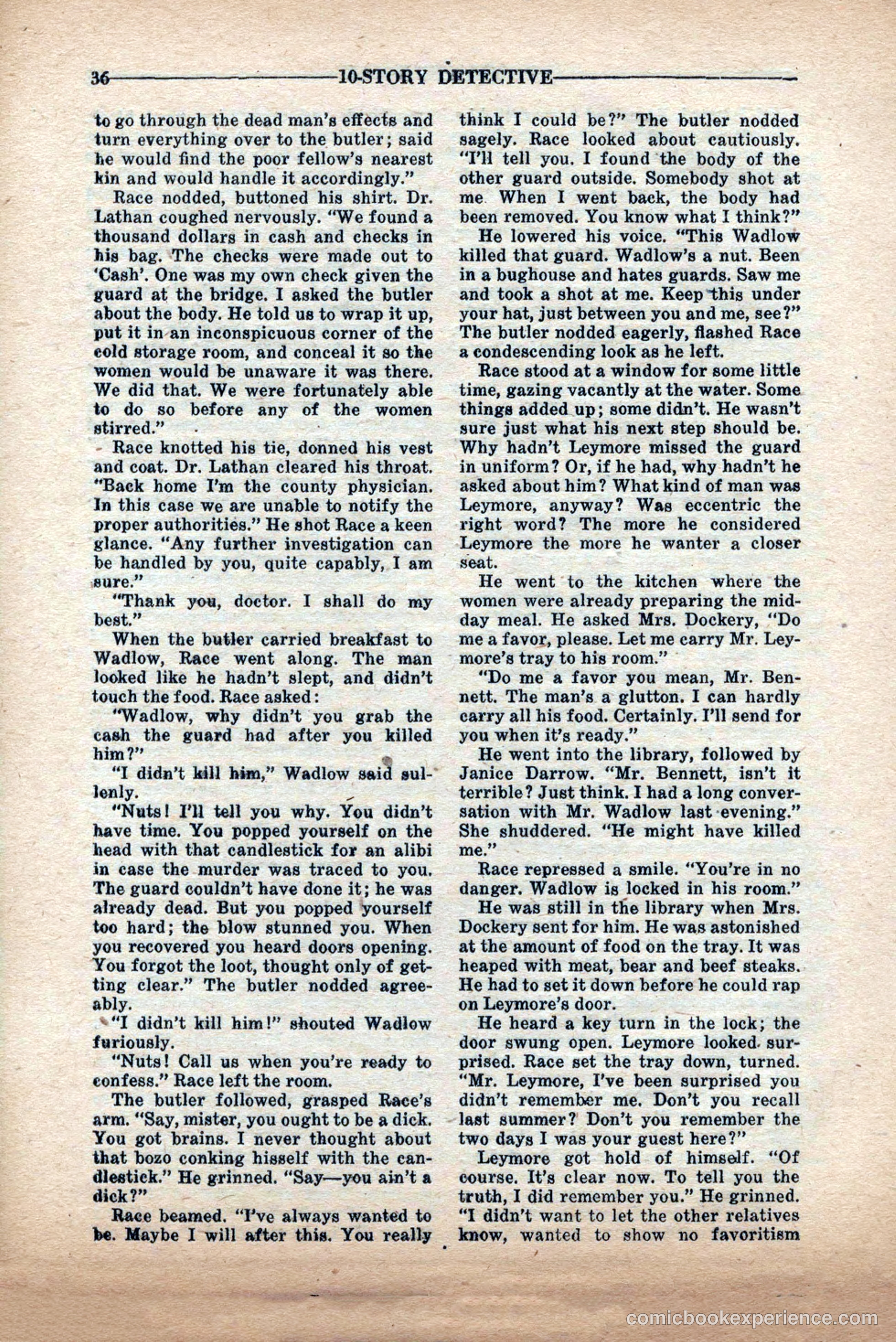 10-Story Detective Magazine Cover — page 38 of 84