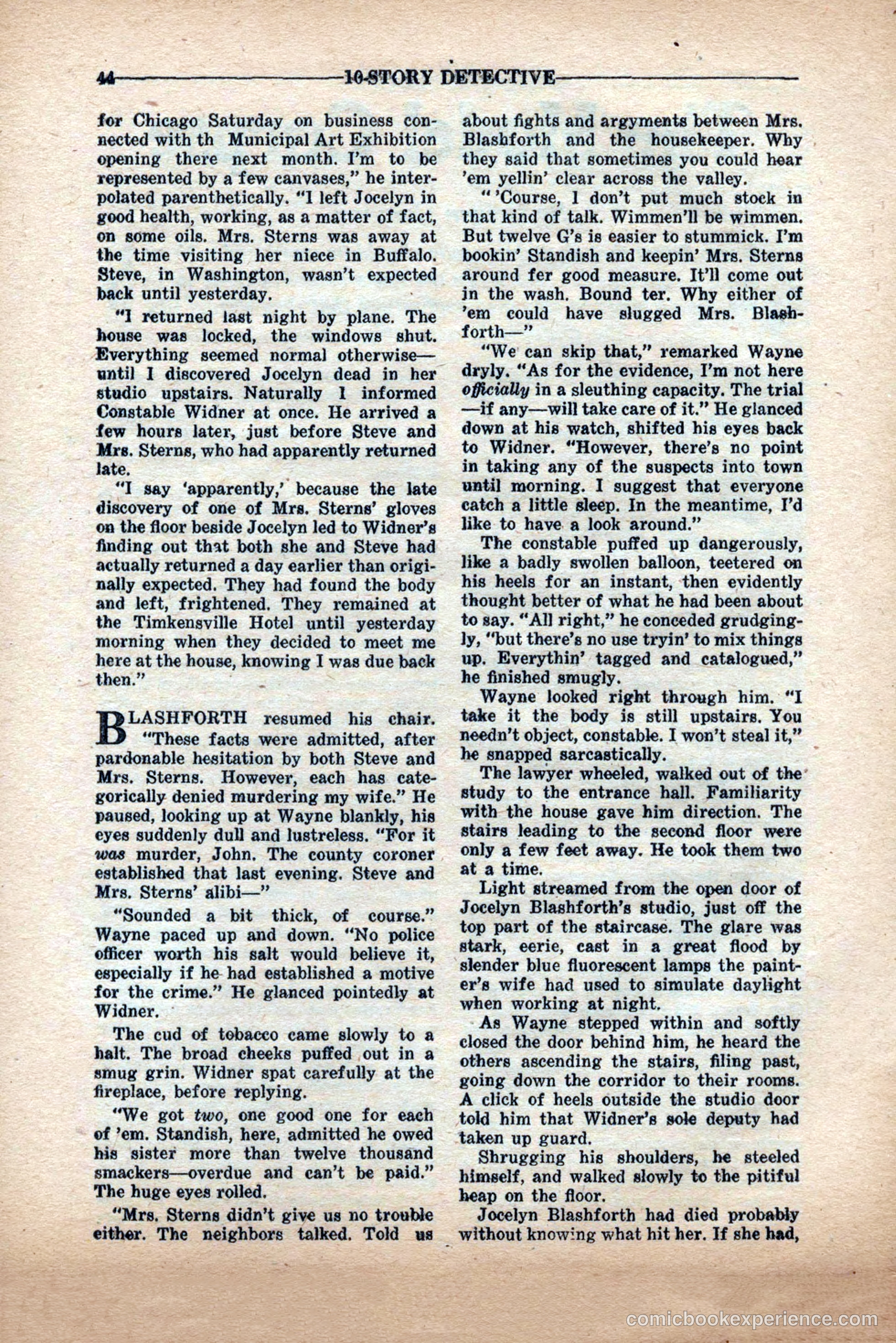 10-Story Detective Magazine Cover — page 46 of 84
