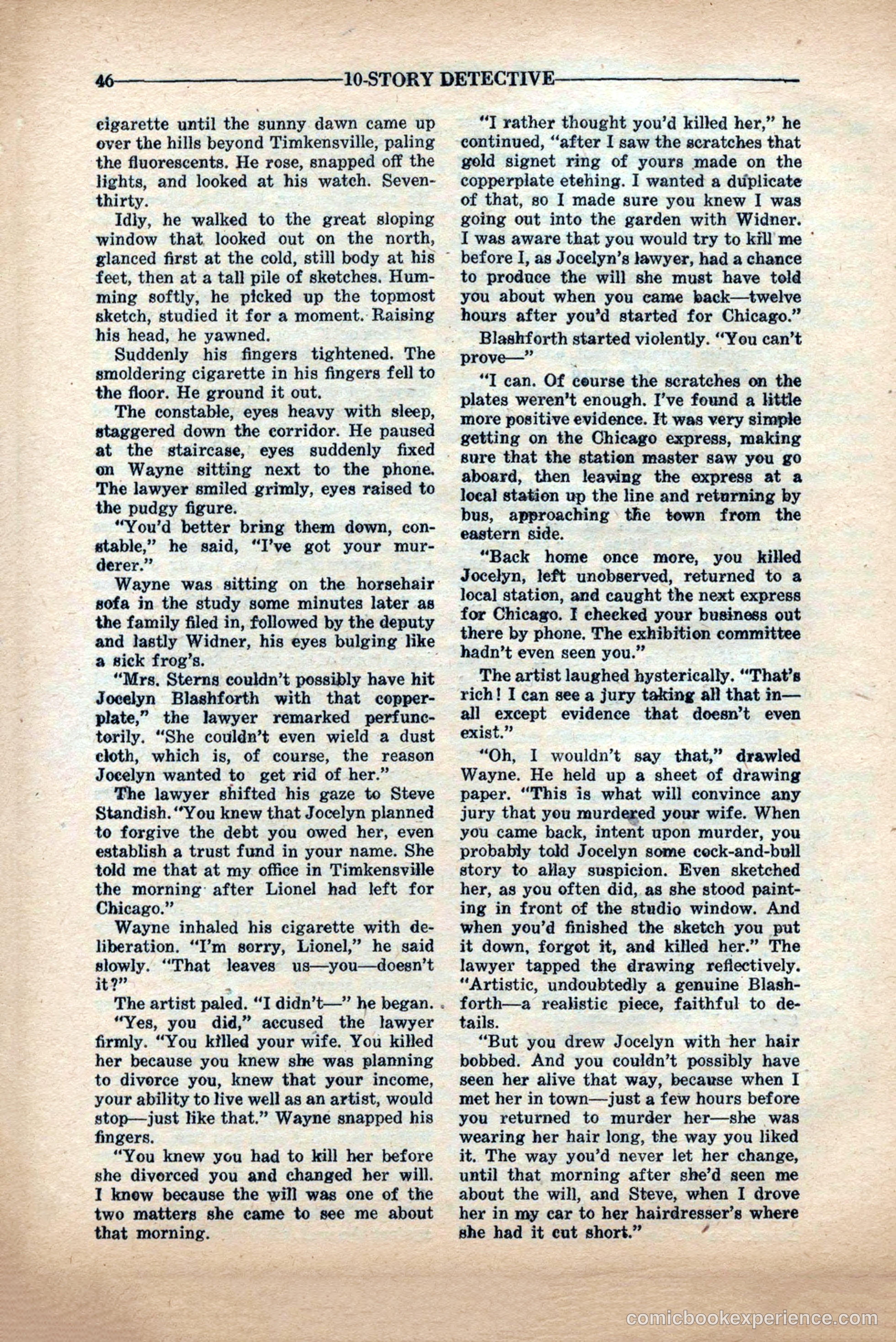 10-Story Detective Magazine Cover — page 48 of 84