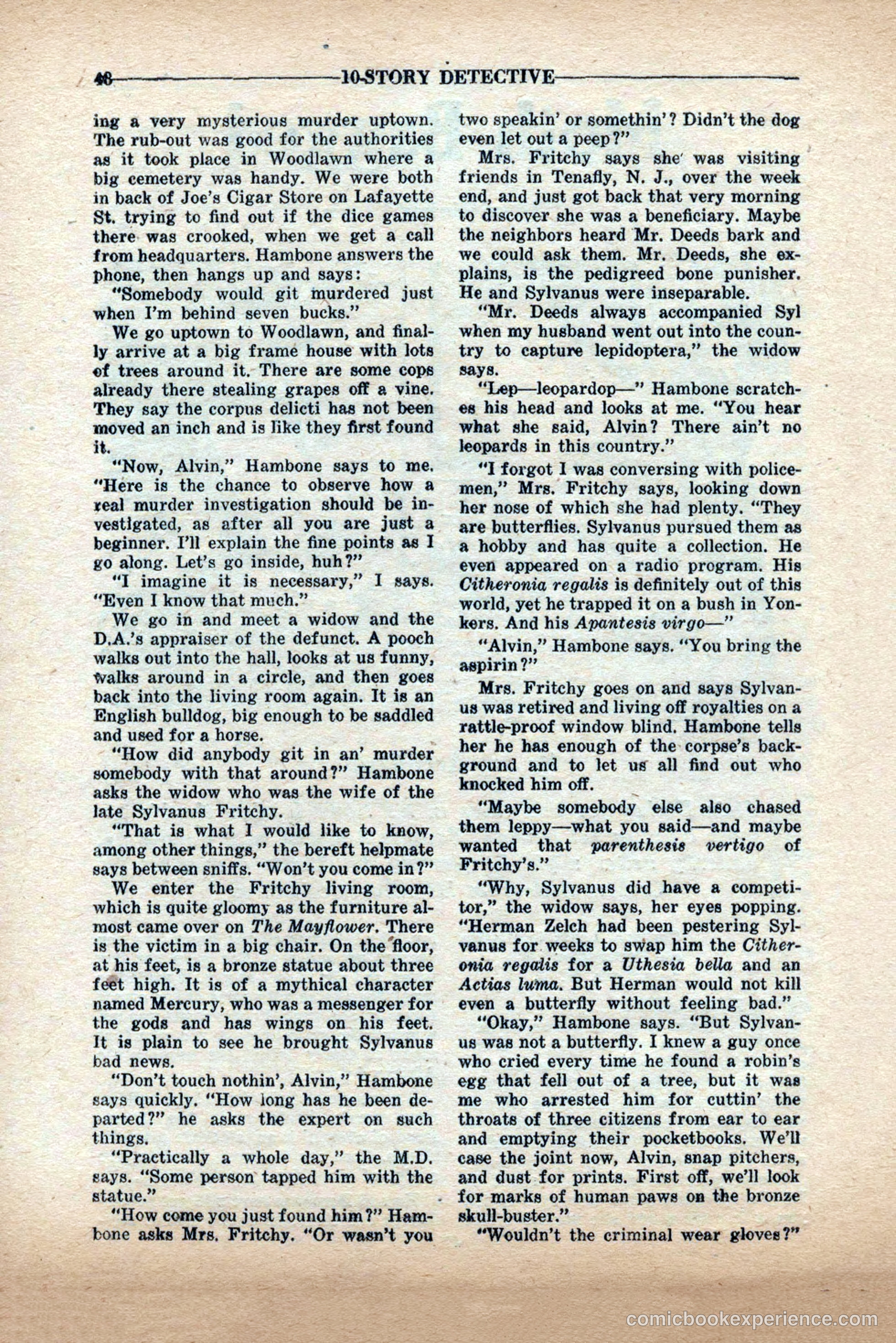 10-Story Detective Magazine Cover — page 50 of 84