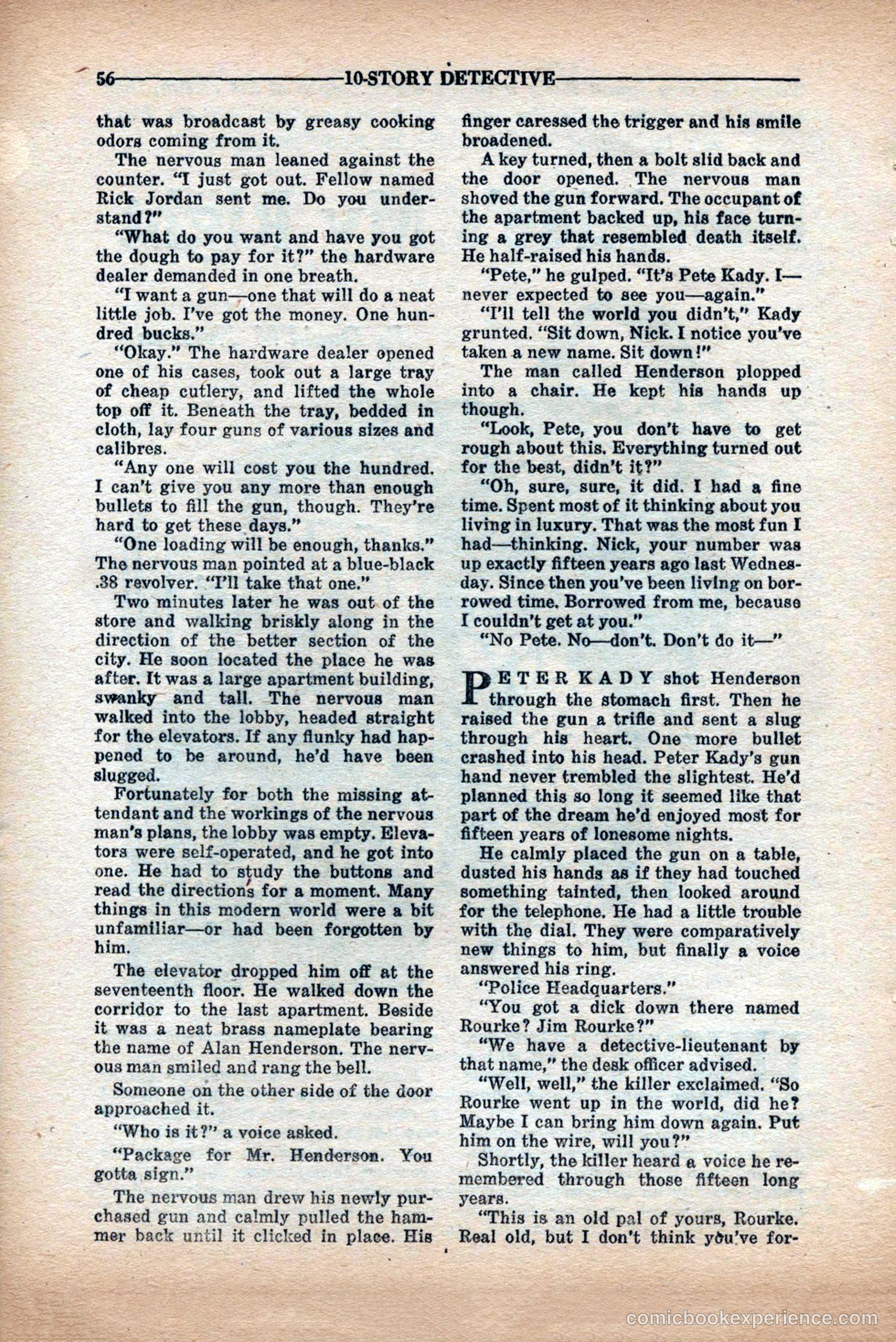 10-Story Detective Magazine Cover — page 58 of 84