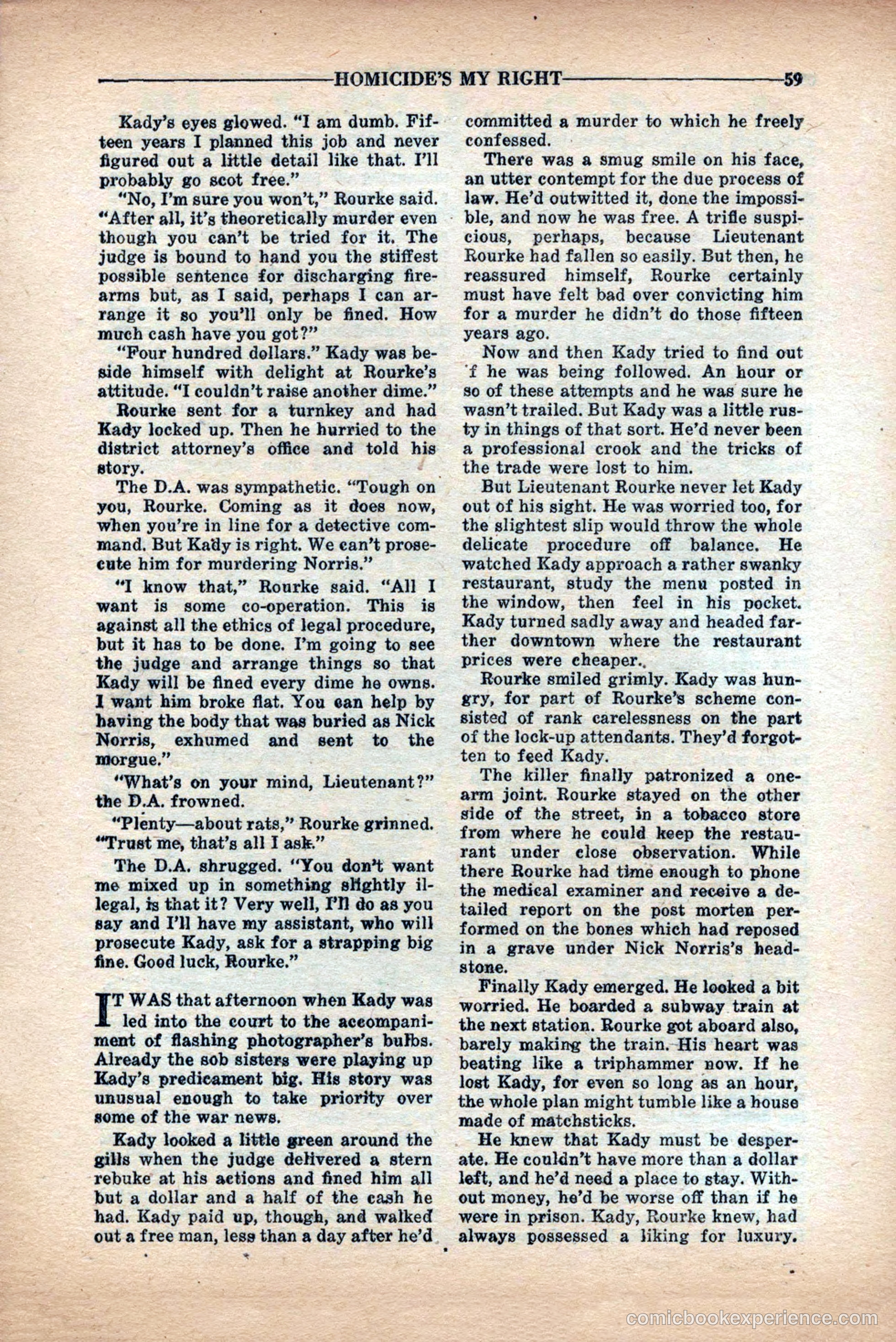 10-Story Detective Magazine Cover — page 61 of 84