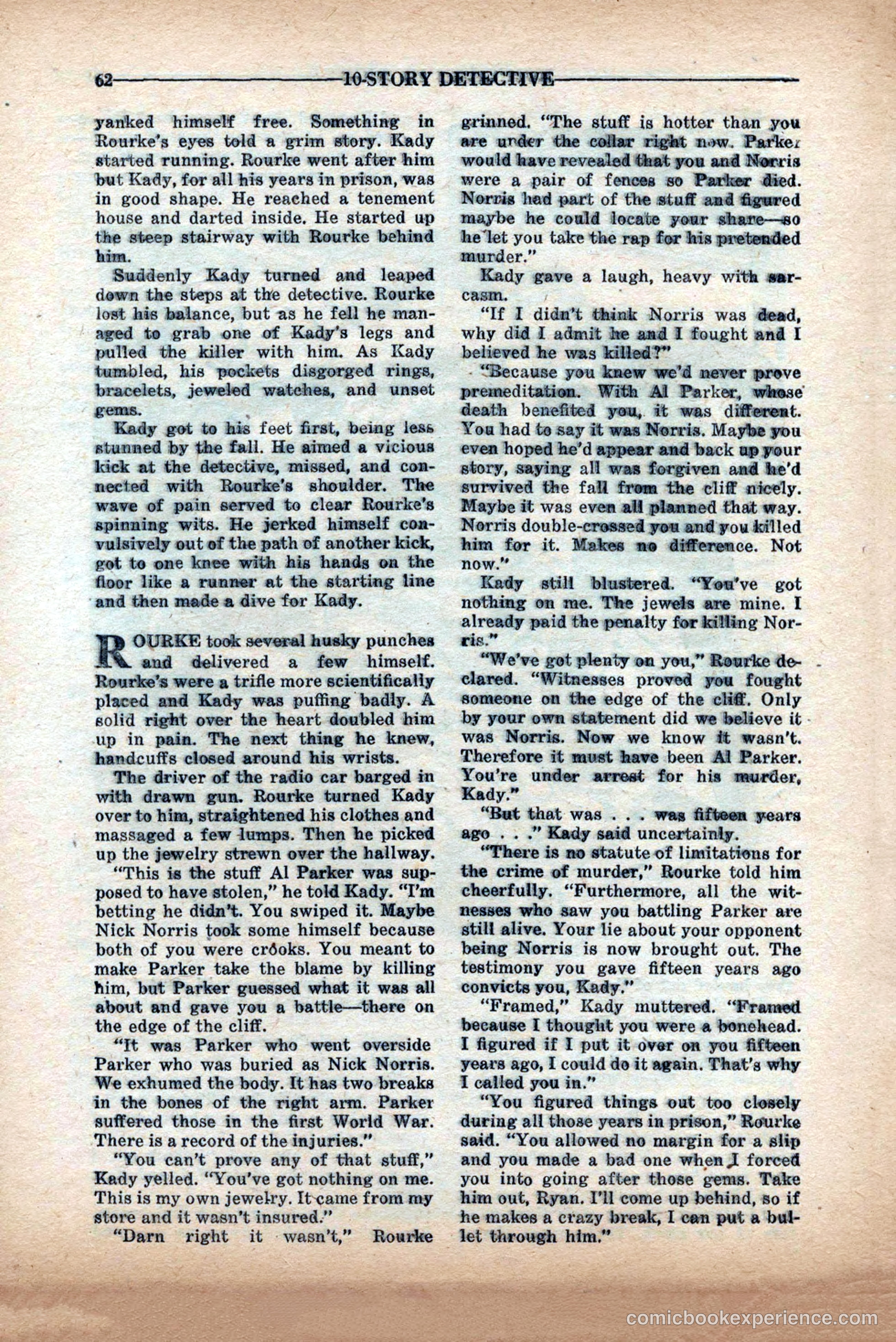 10-Story Detective Magazine Cover — page 64 of 84