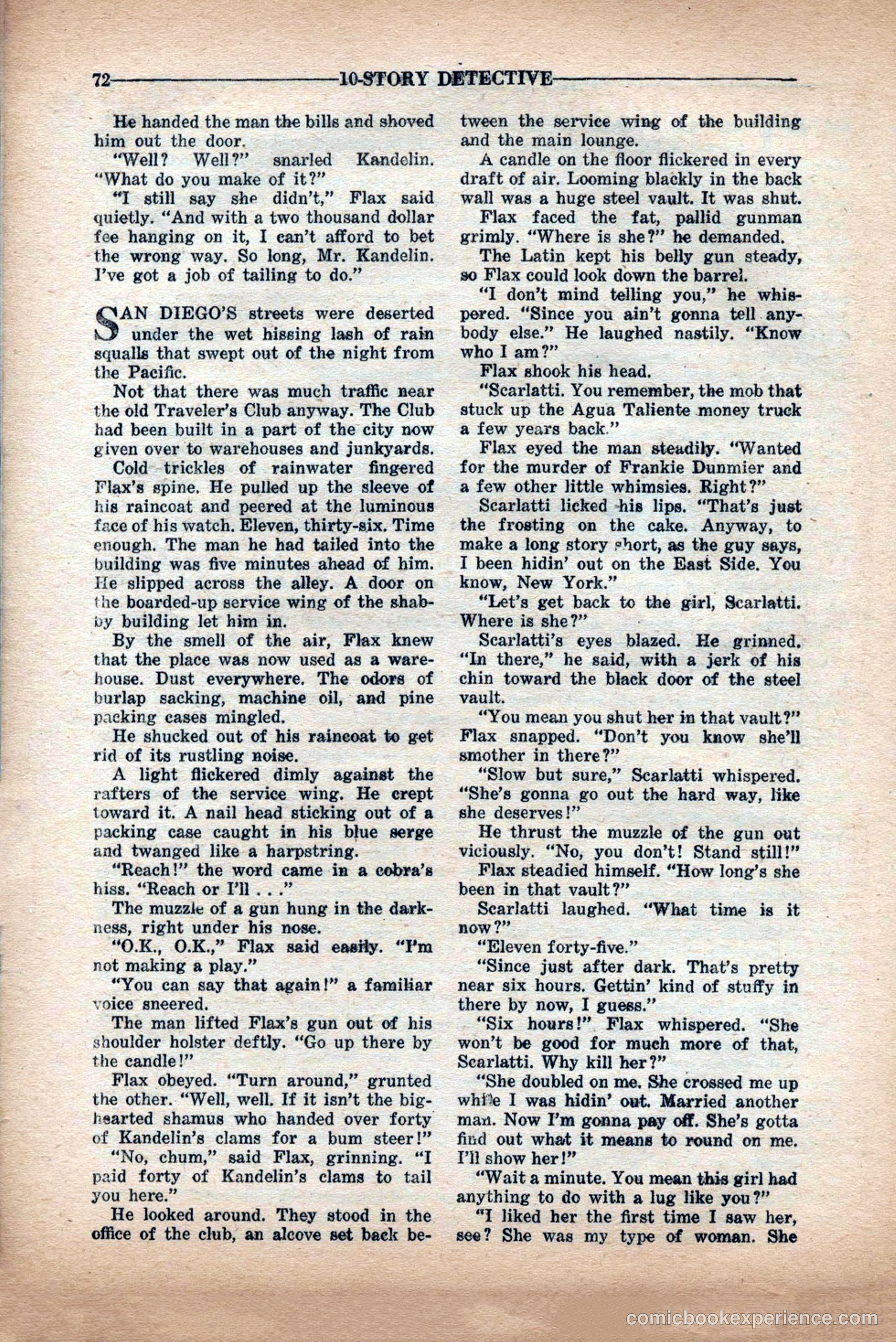 10-Story Detective Magazine Cover — page 74 of 84