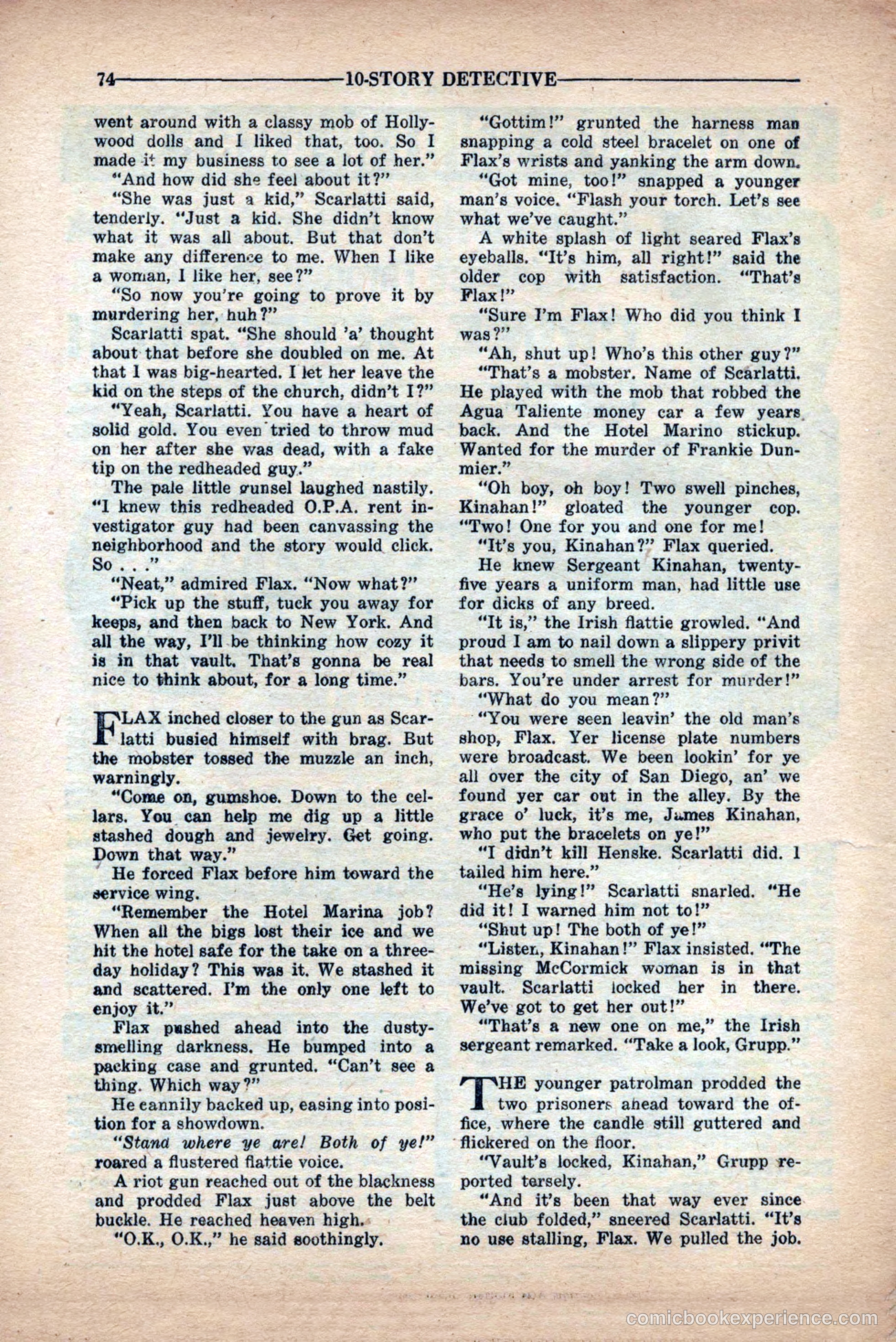10-Story Detective Magazine Cover — page 76 of 84