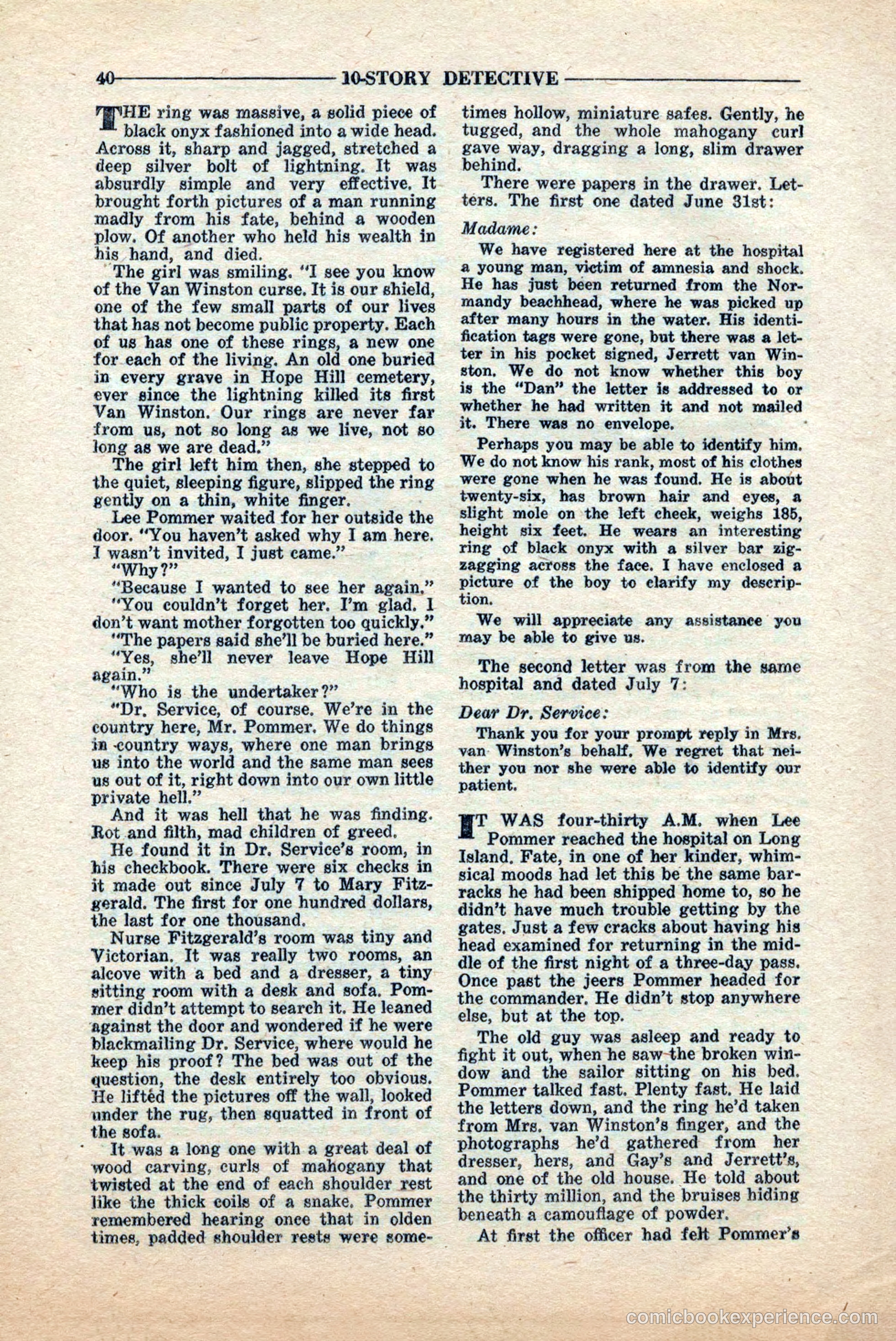 10-Story Detective, June 1945 — page 42 of 68