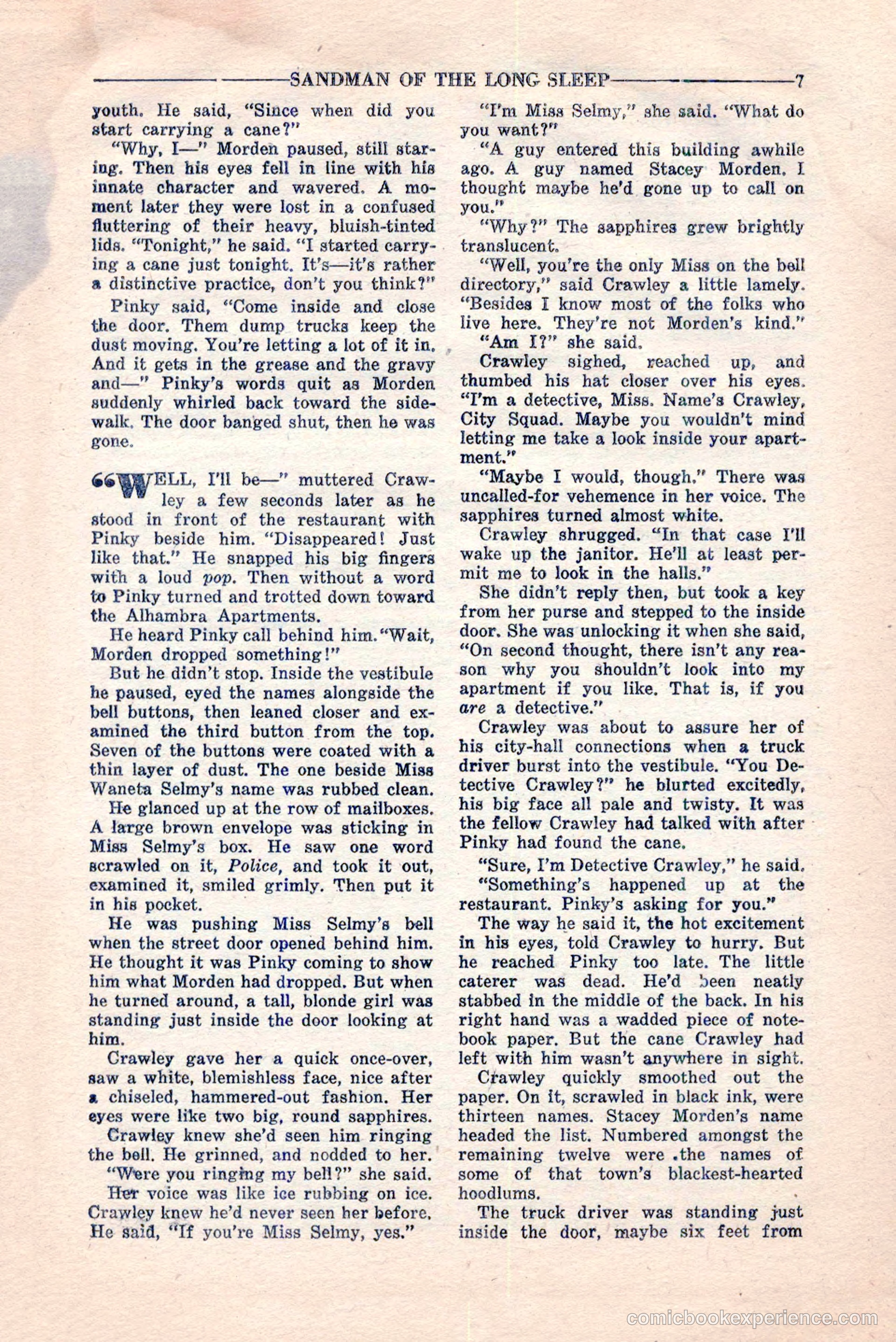 10-Story Detective, February 1946 — page 9 of 84