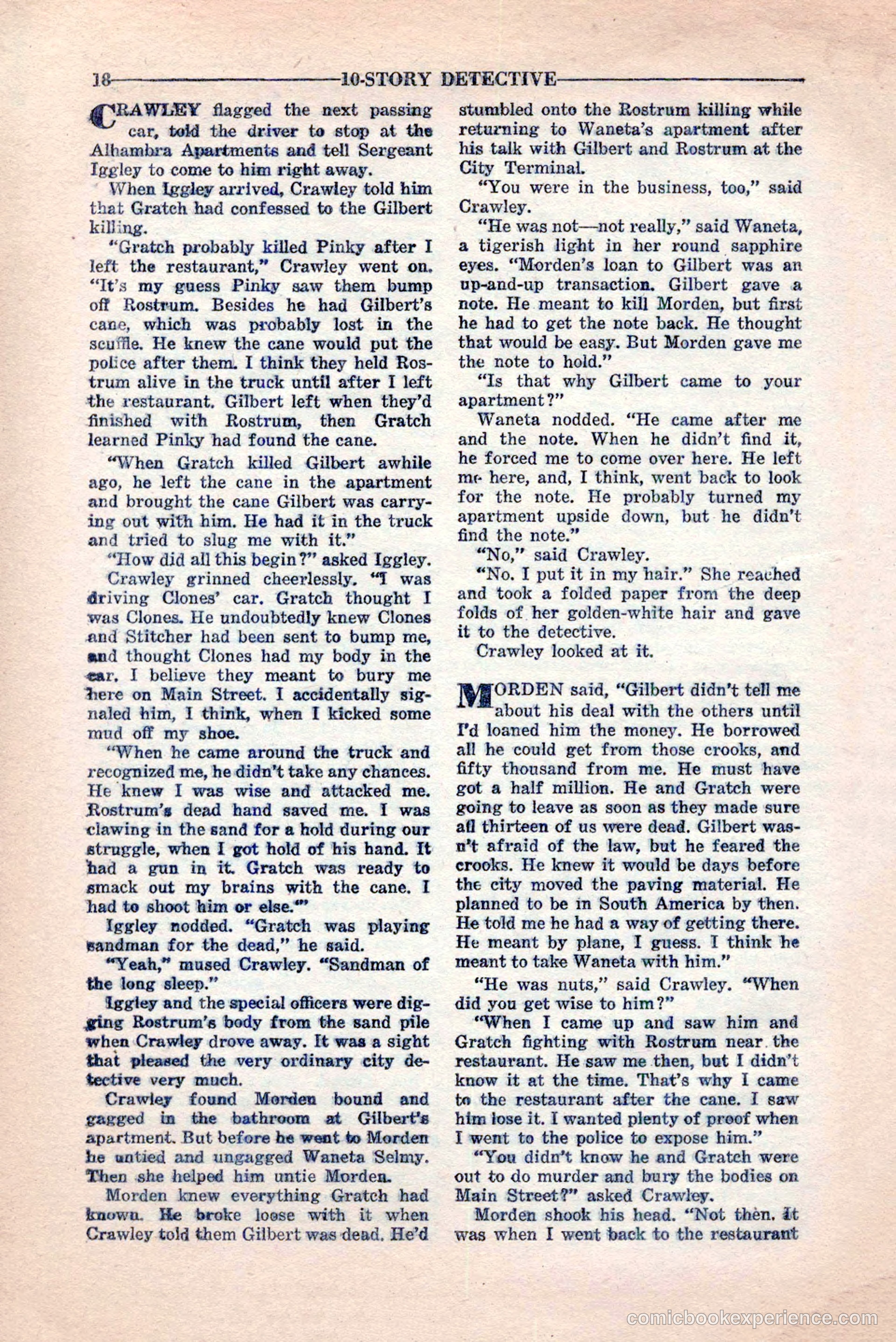 10-Story Detective, February 1946 — page 20 of 84