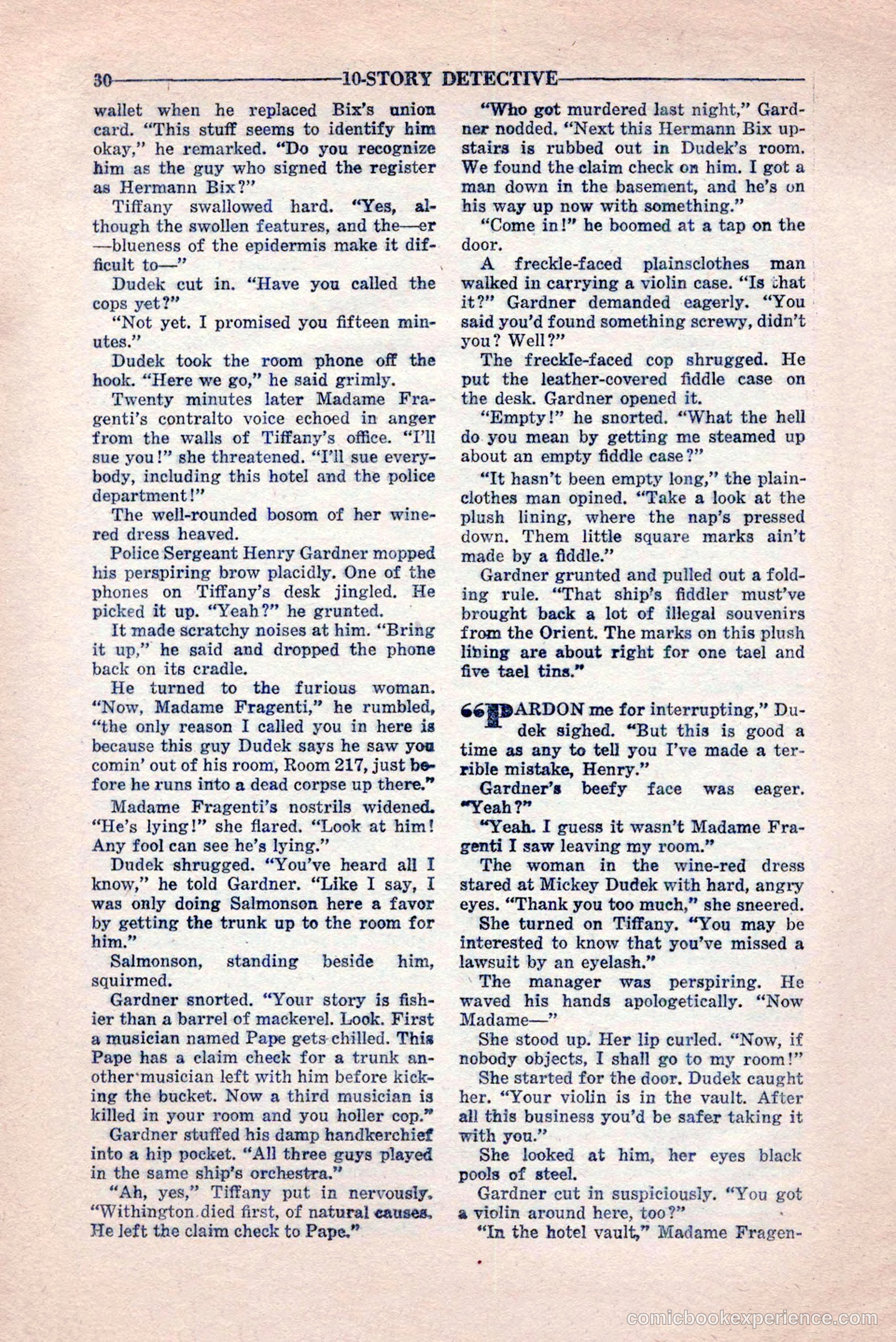 10-Story Detective, February 1946 — page 32 of 84
